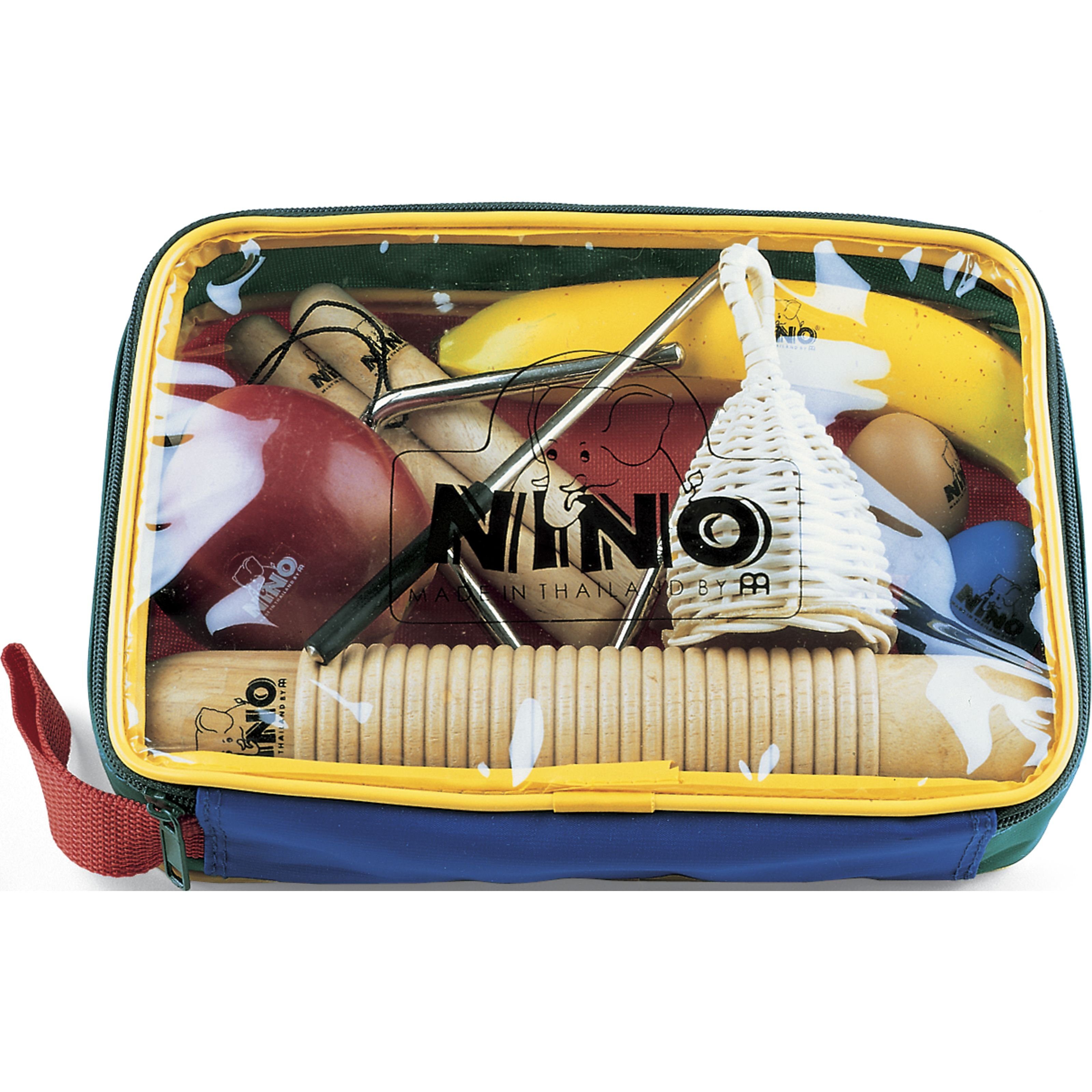 Nino Percussion Shaker, Percussion, Percussion Sets, Percussion Set SET4, 8-teilig, inkl. Tasche - Percussion Set