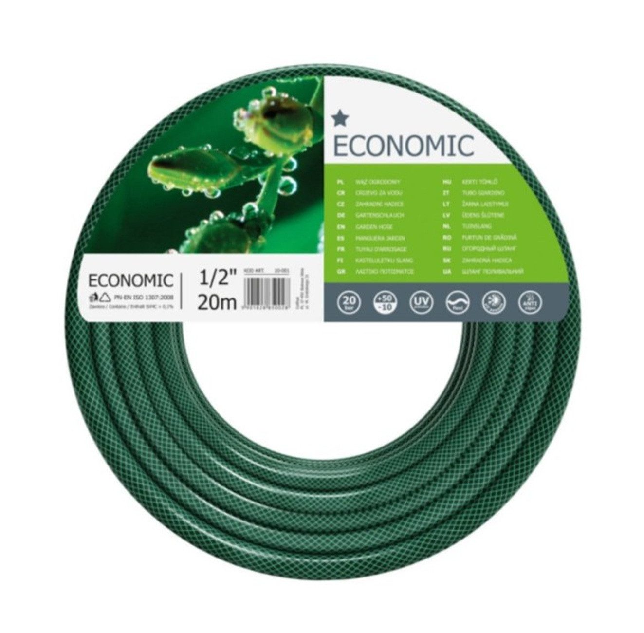 Greemotion Gartenschlauch PVC-Gartenschlauch 20 m - 21 bar, flexibel & temperaturbeständig, (1 St)