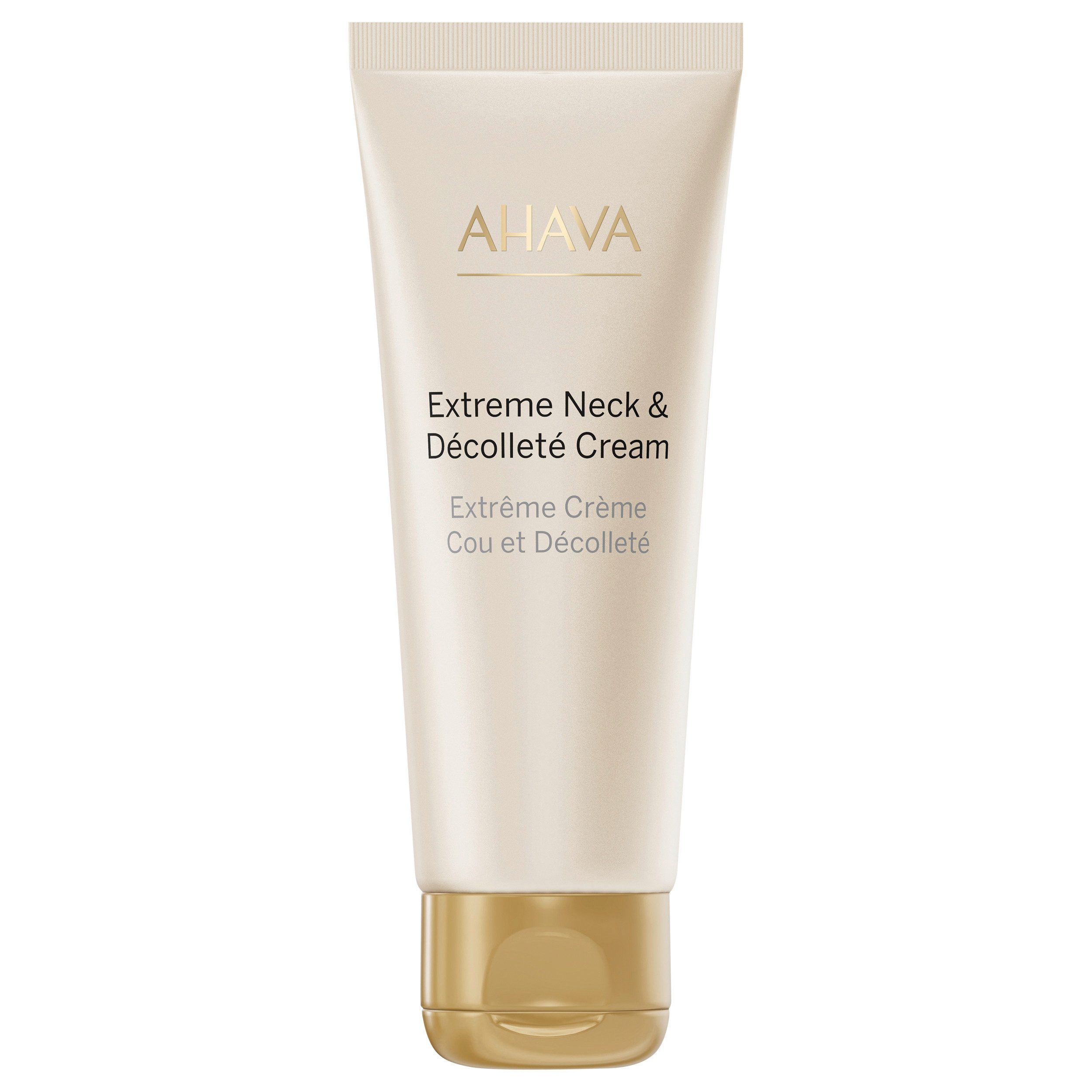 AHAVA Dekolletee-Gel-Creme FIRMING NECK & DÉCOLLETÉ CREAM, für Hals und Dekolleté, mit Mineralienmischung aus dem Toten Meer