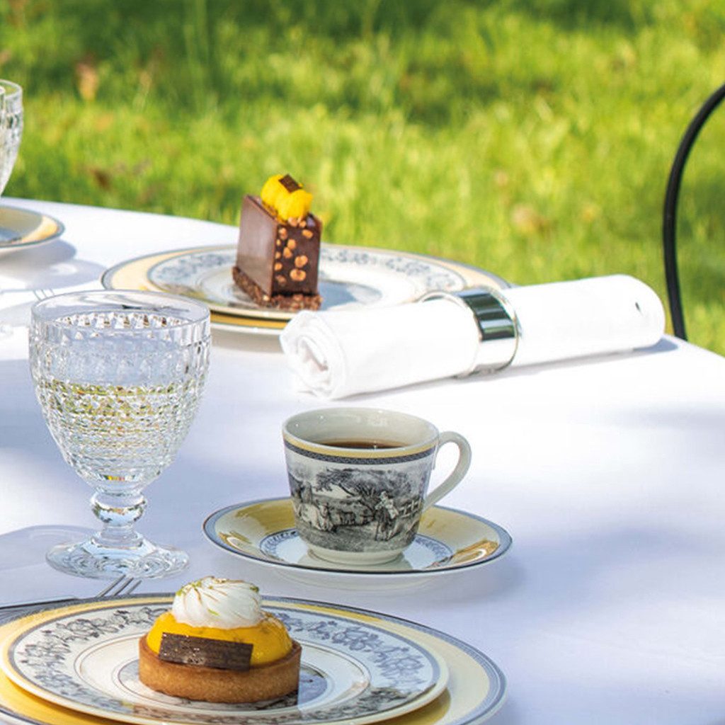 Villeroy & Boch Untertasse Audun Ferme Frühstücks-/Suppenuntertasse 18cm, (1 St), Premium Porcelain, mikrow.- & spülm.sicher, Made in Germany