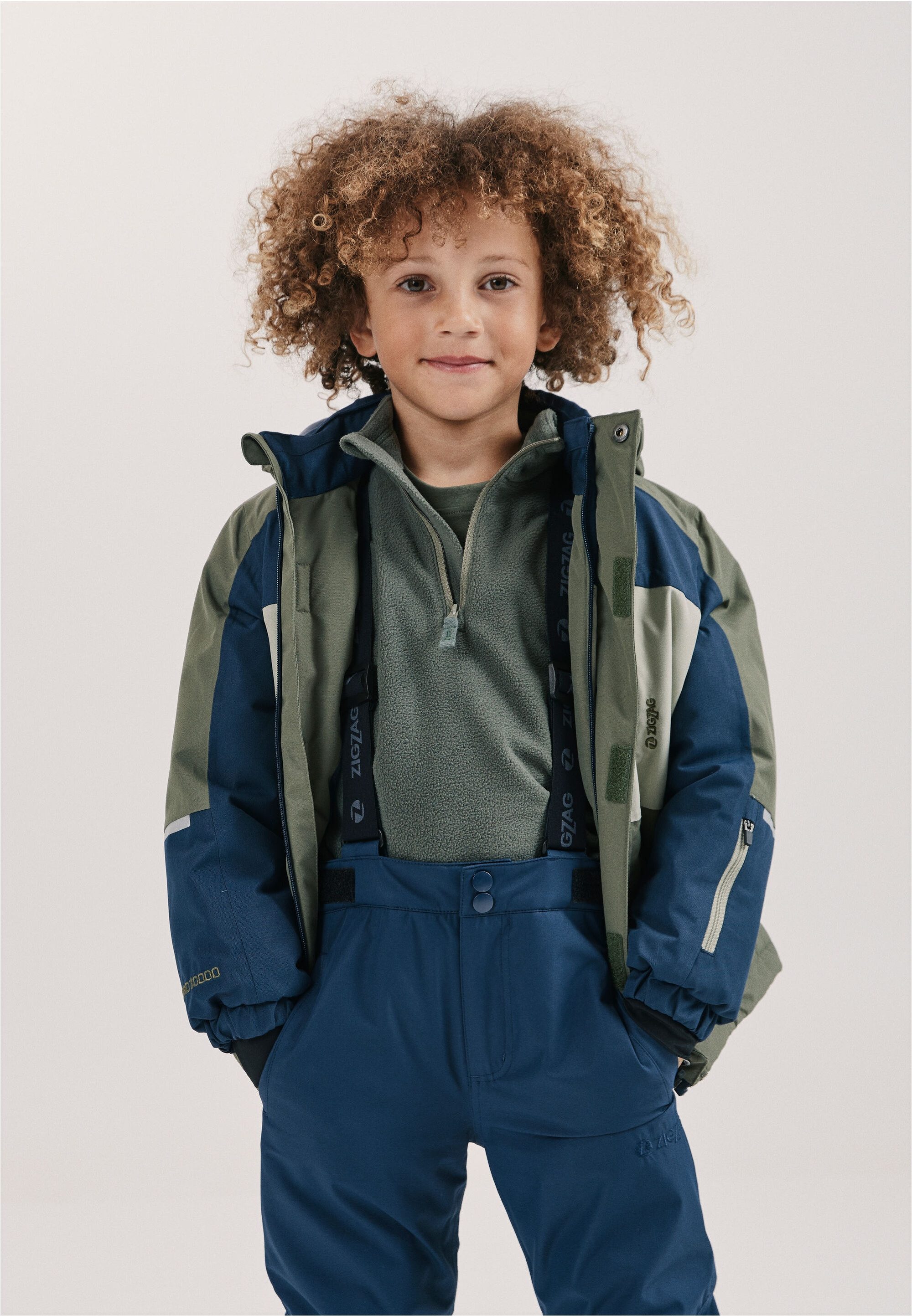 ZIGZAG Skijacke Scout aus wasserabweisenden und robusten Materialien