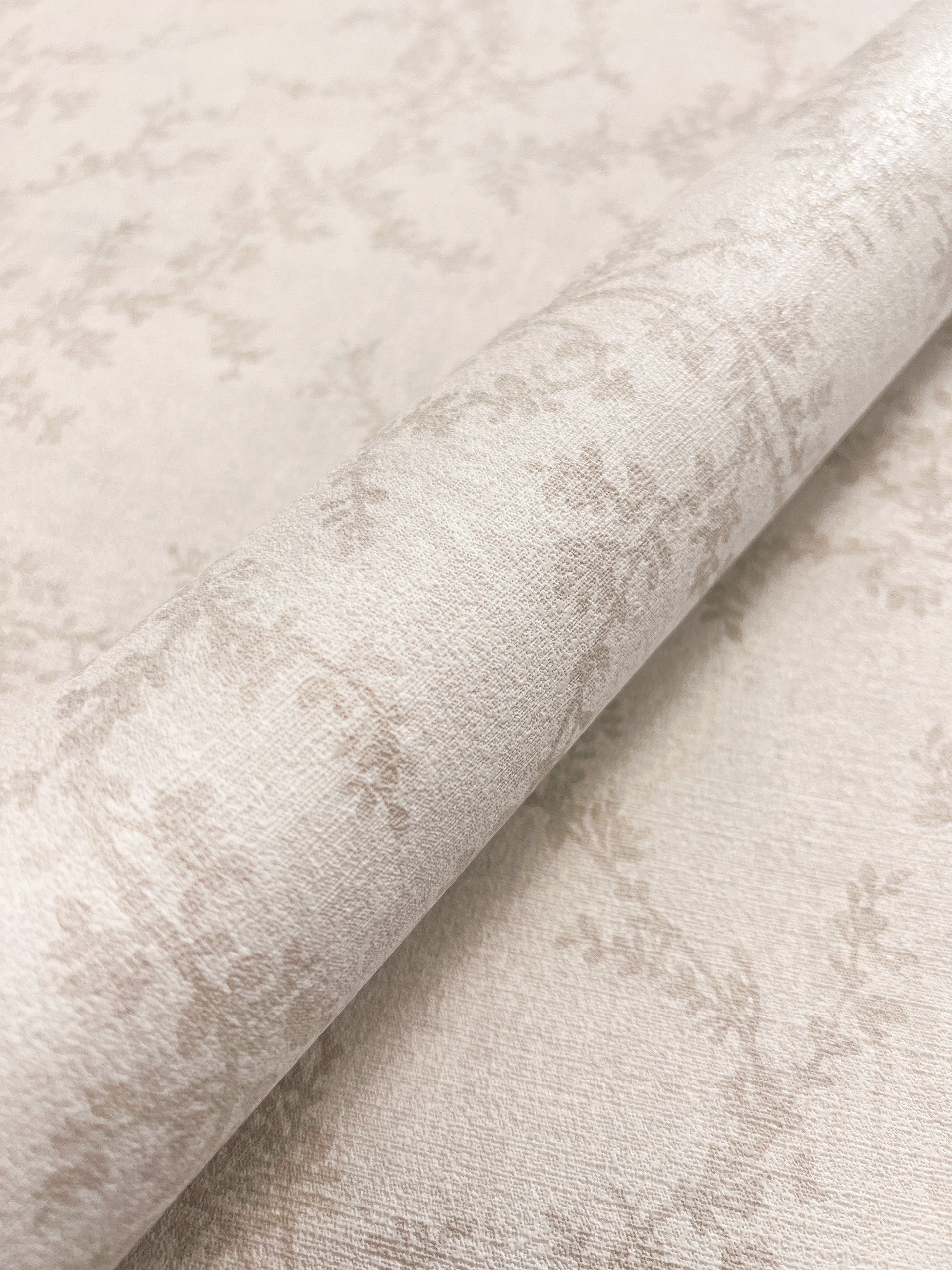 Newroom Vliestapete Eden Creme Tapete Mustertapete Äste, strukturiert, Naturzweige