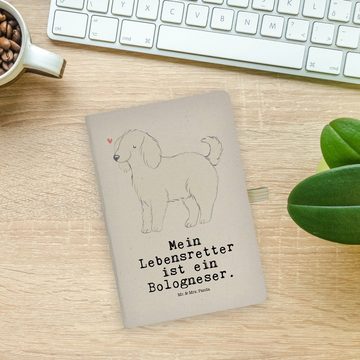 Mr. & Mrs. Panda Notizbuch Bologneser Lebensretter - Transparent - Geschenk, Notizen, Hundebesit Mr. & Mrs. Panda, 96 Seiten