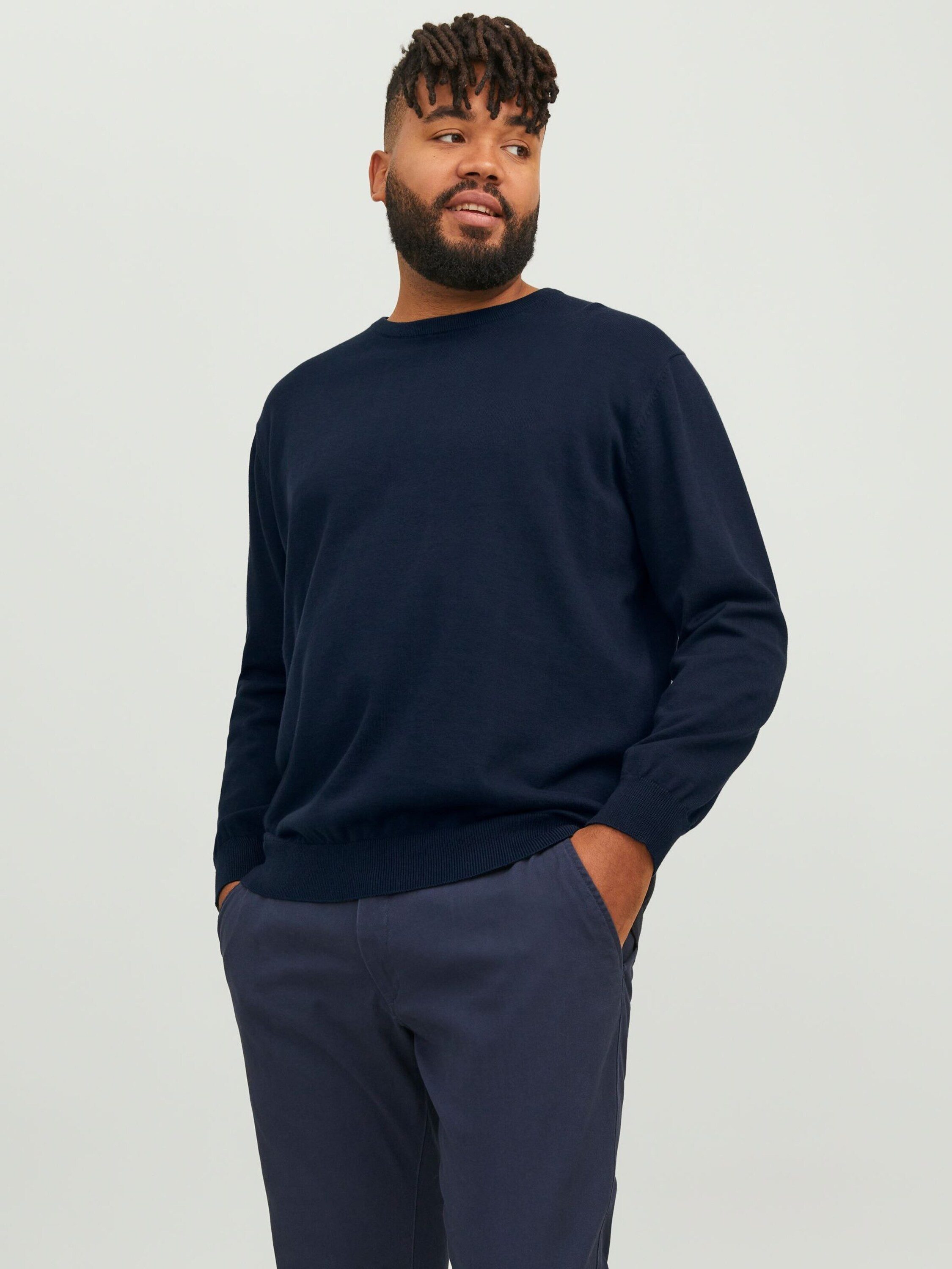 Jack & Jones PlusSize Rundhalspullover (1-tlg) günstig online kaufen