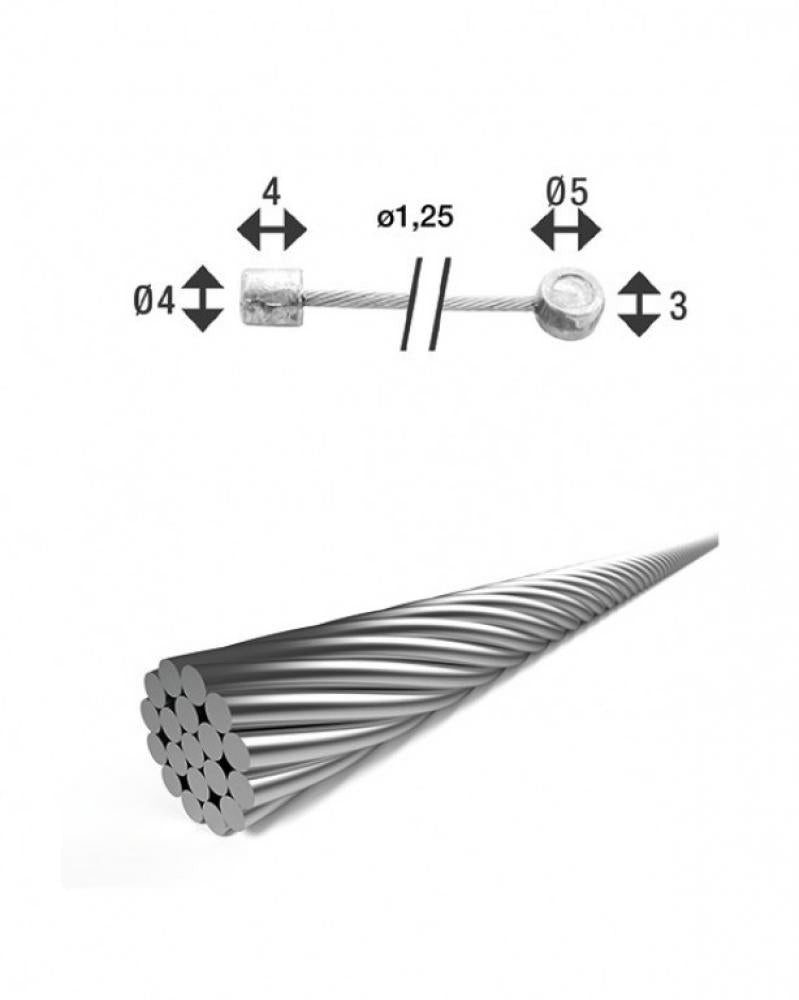 Schaltaugen-Richtwerkzeug XLC Schaltinnenzug Ø 1,25/ 2250mm 2 Nippel Ø4x4mm