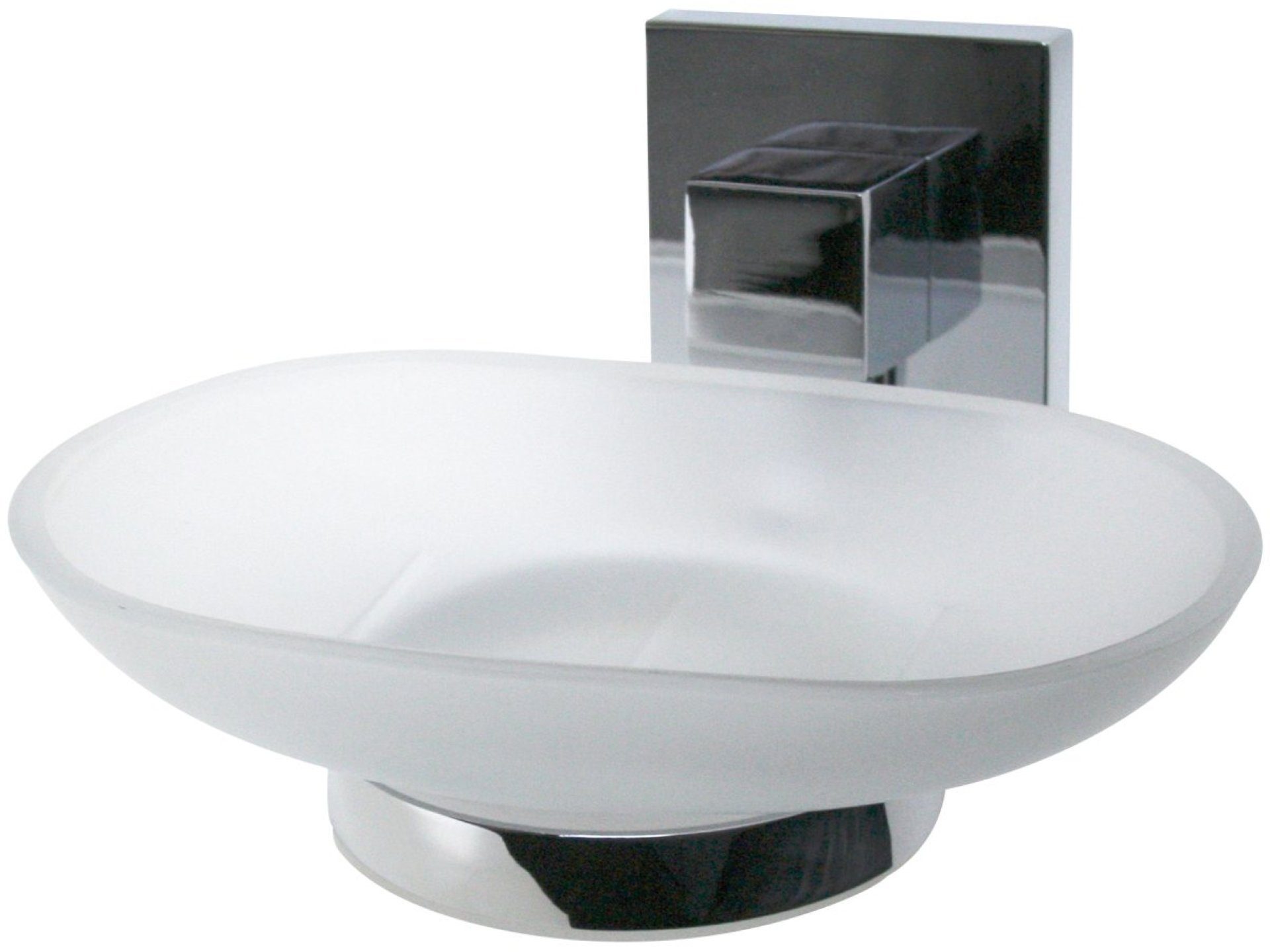 FACKELMANN Seifenschale Ablageschale MARE, Seifenschale mit verchromtem Hal günstig online kaufen