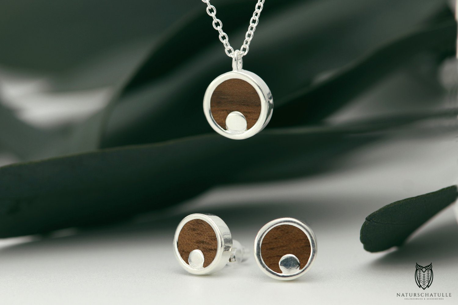 NaturSchatulle Paar Ohrstecker Moonshine (Ohrringe, Halskette günstig online kaufen