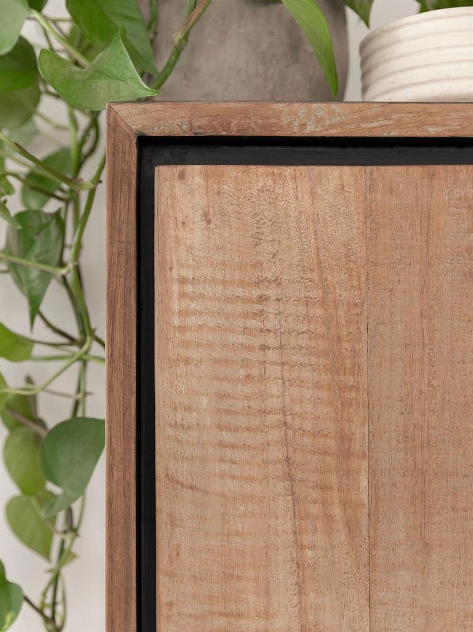 DTP Mehrzweckschrank Metropole aus recyceltem Teakholz, 90 cm