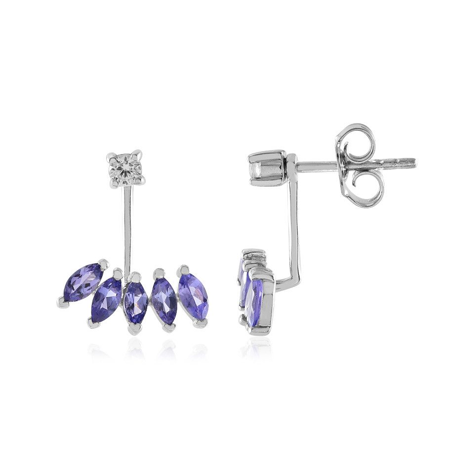 Cavill Ohrring-Set Tansanit-Sterlingsilber-Ohrringe (2-tlg) günstig online kaufen