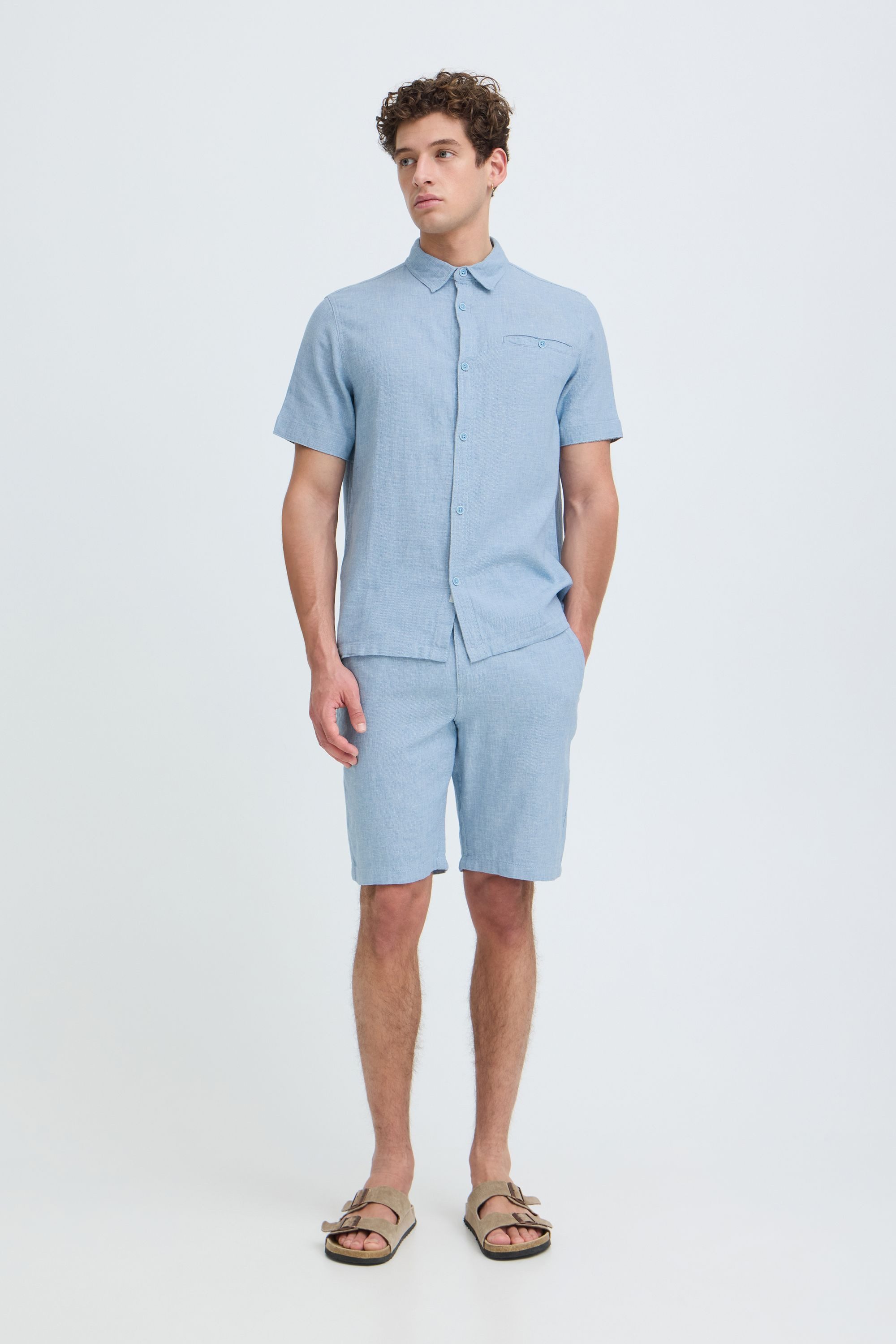 Indicode Chinoshorts IDTropelo Leichte Chinoshorts mit elastischem Bund