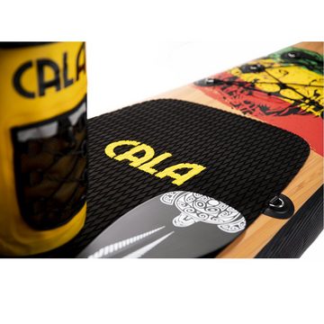 CALA SUP-Board IKATERE, robustes SUP- Board aufblasbar, (Komplett-Set, SUP BOARD inkl. Board Bag, Pumpe, Vollcarbon-Paddel, Reparatur Kit), Speziell für: Ausdauertraining und die offene See