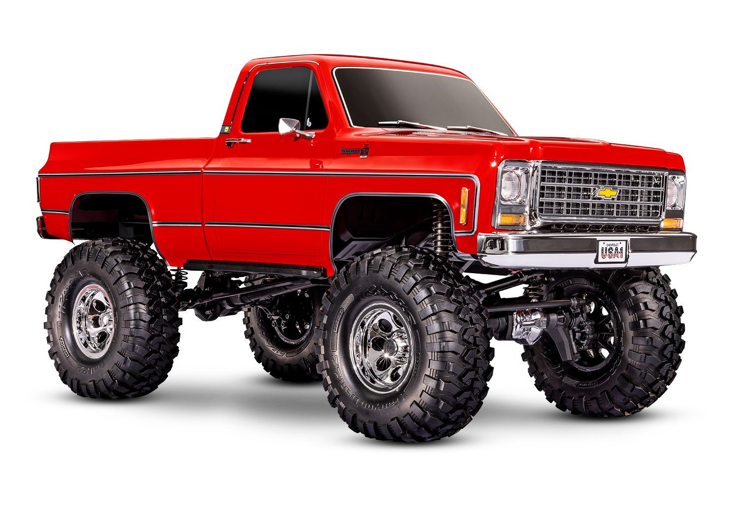 RC-Buggy Traxxas RC Crawler TRX-4 Chevy K10 High Trail 1:10 RTR rot