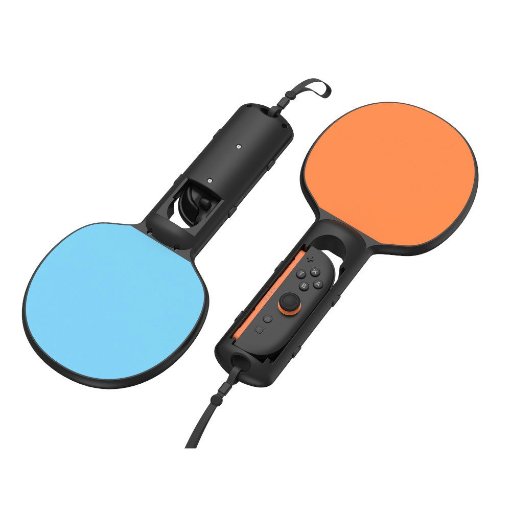 YAXO Tennis Aufsatz für Joy-Con Switch 2 Sportspiele ergonomisch 2er Set Zubehör Nintendo (Joy-Con Sport-Aufsatz 2er, 2 St., Rutschfeste Passform)