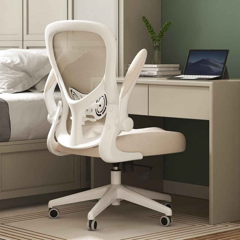 Hbada Bürostuhl (Bürostuhl ergonomisch: Schreibtischstuhl mit verstellbarem Sitz), Ergonomischer Schreibtischstuhl, Computer-Bürostuhl mit hochklappbarer