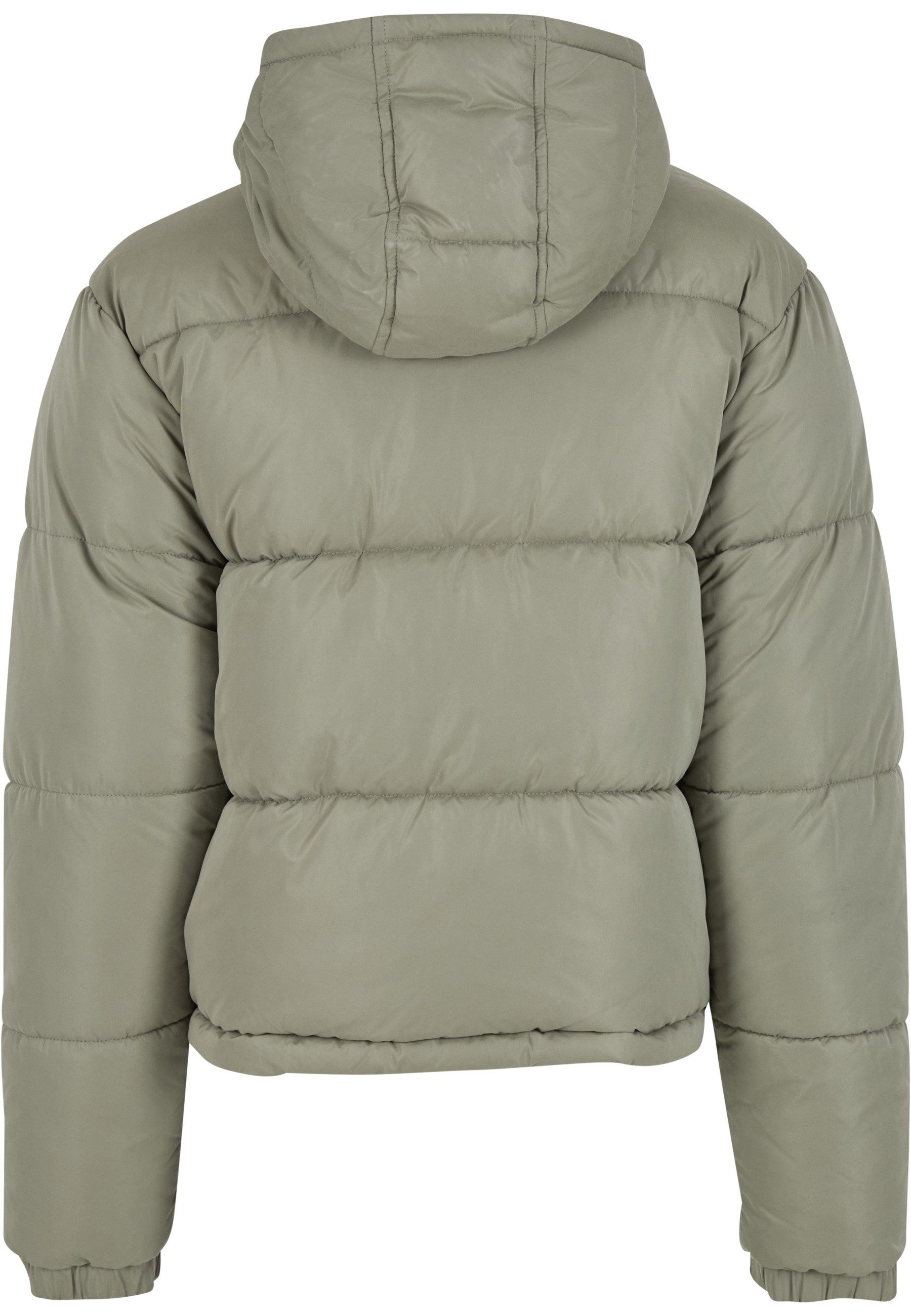 URBAN CLASSICS Winterjacke Urban Classics Ladies Peached Puffer Jacket With Hood (1-St)