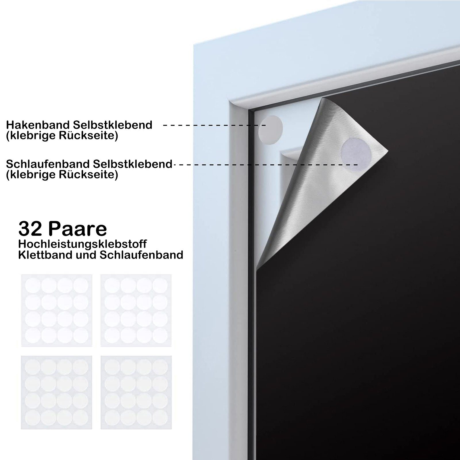 Rollo Verdunklungsrollo Thermo-Rollo, Dachfenster Verdunkelung, Ohne günstig online kaufen