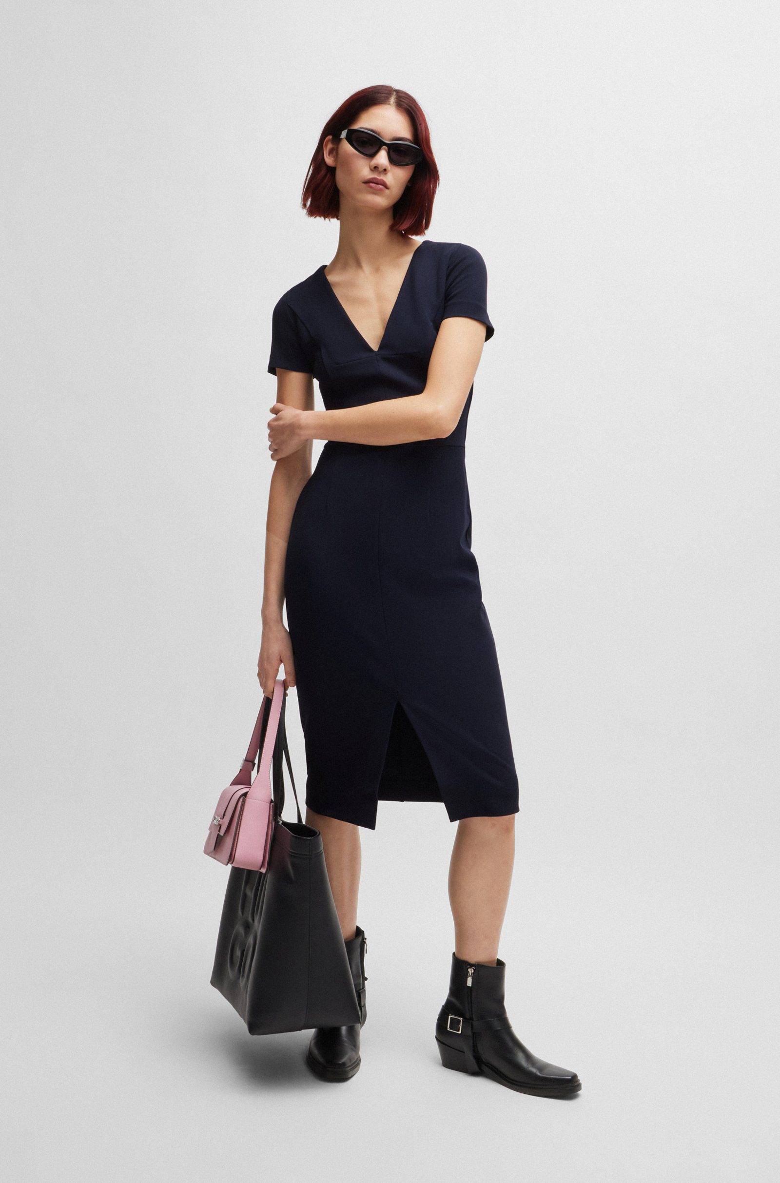 HUGO Druckkleid Kalamara (1-tlg)