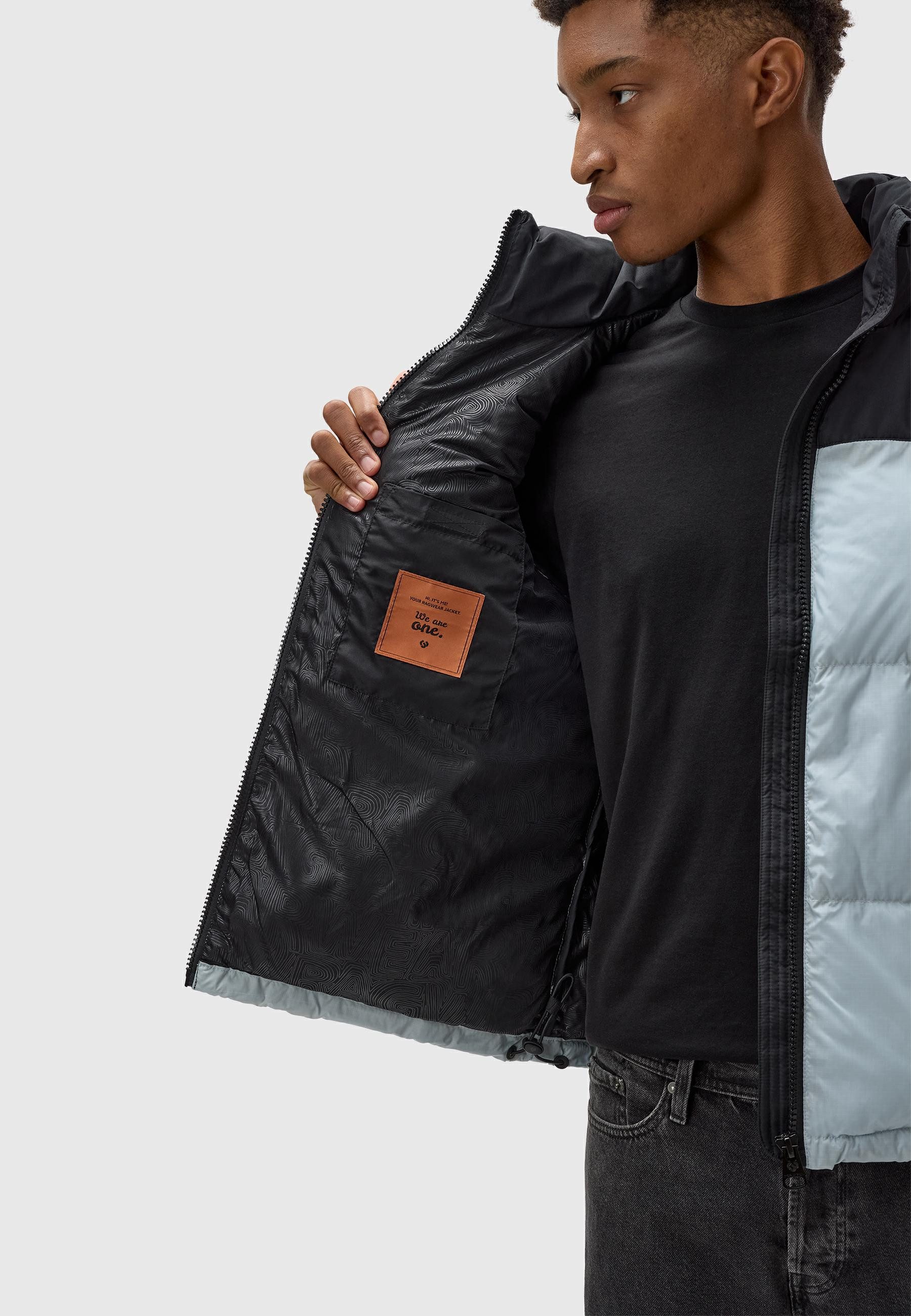 Ragwear Outdoorjacke Stafen Wasserdichte Herren Winterjacke im Retro-Look
