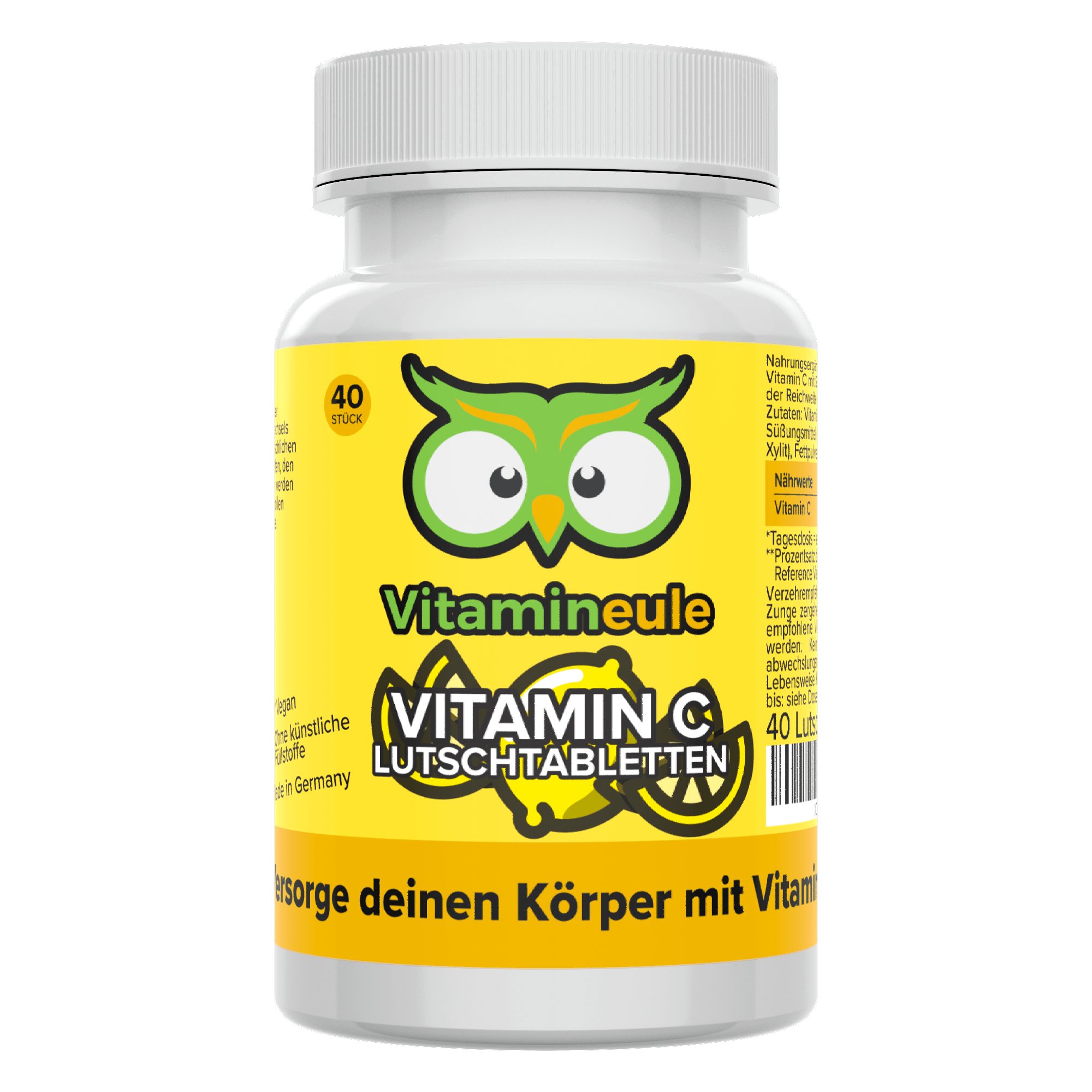 Vitamineule Vitamin C Lutschtabletten - 600 mg Vitamin C - Kapsel