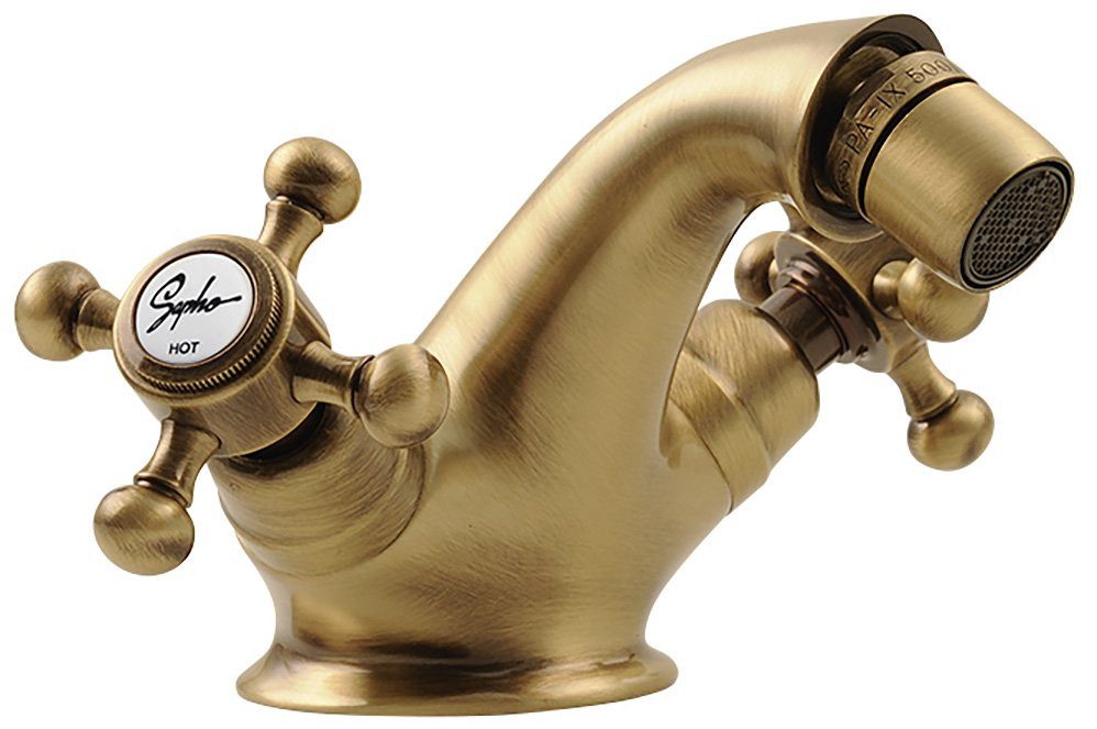 Sapho Bidetarmatur ANTEA Bidetarmatur mit Ablaufgarnitur, Bronze Sapho-3186