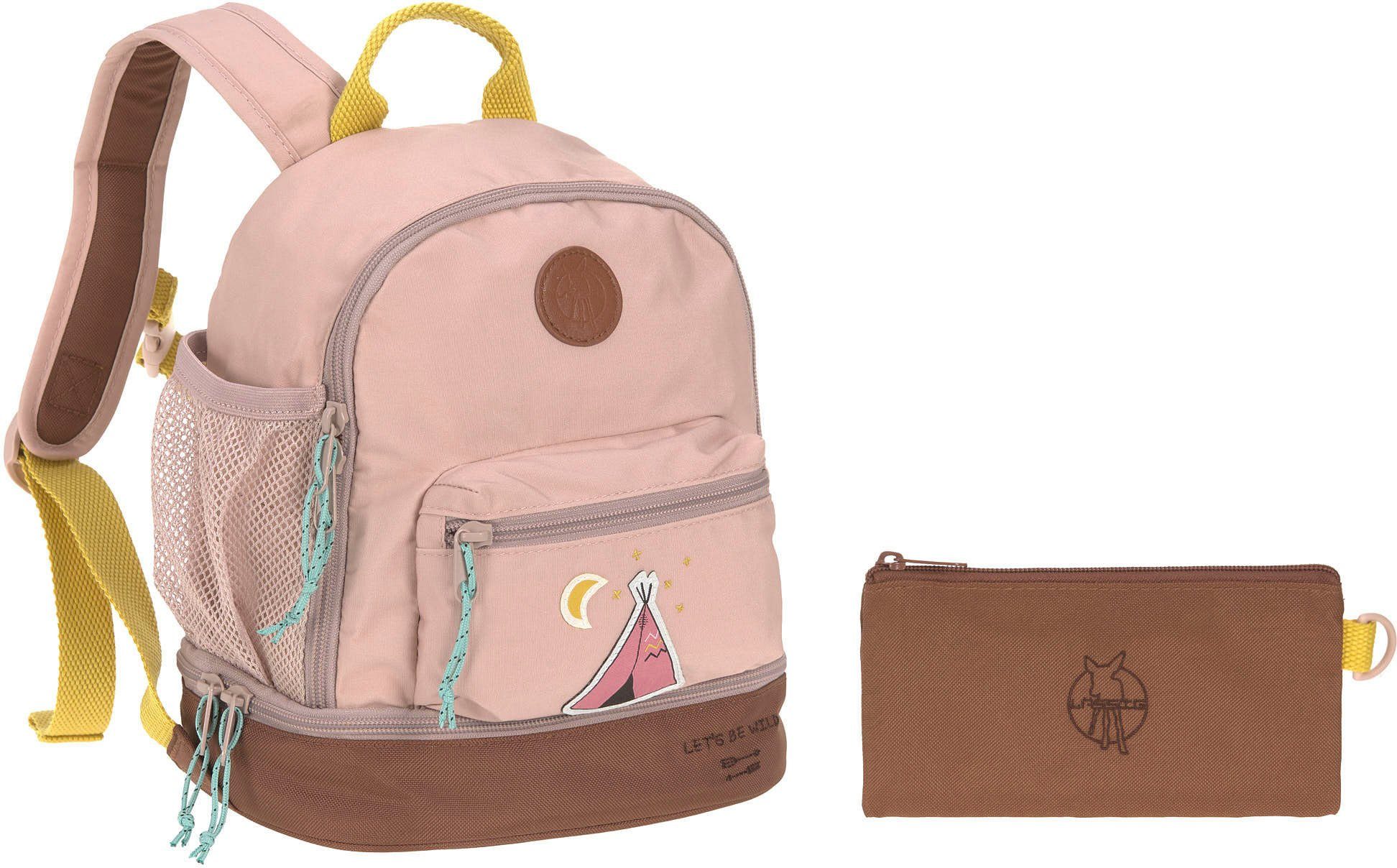 LÄSSIG Kinderrucksack Adventure, Tipi, Mini Backpack, PETA-approved vegan