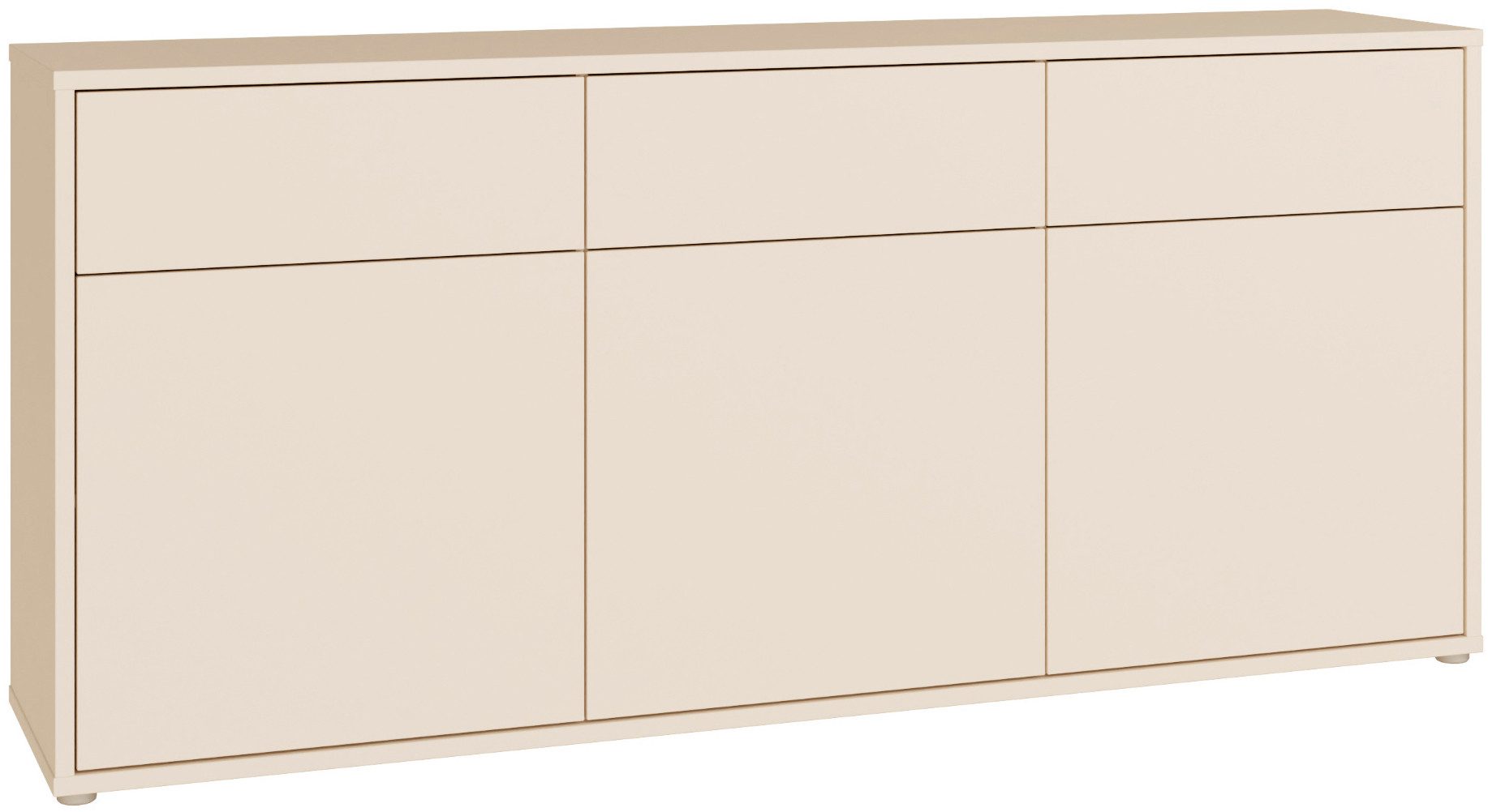 FORTE Sideboard Alice Springs, Sideboard, Breite 184,2 cm, viel Stauraum, Schubkästen mit Vollauszug, Push to open, grifflos