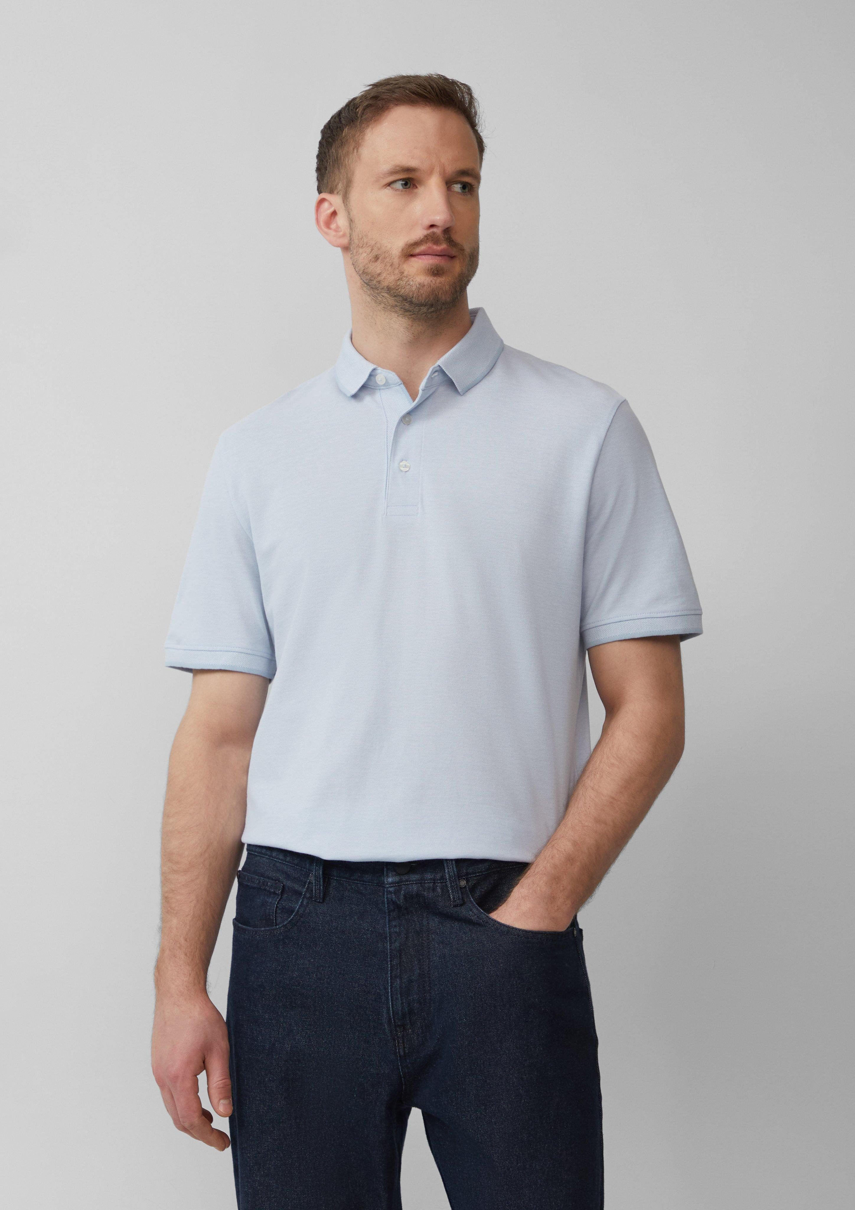 s.Oliver BLACK LABEL Kurzarmshirt Poloshirt aus günstig online kaufen