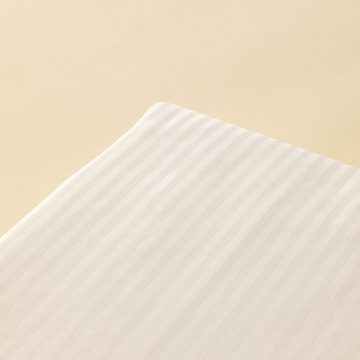 Bettwäsche Hanse Bettdeckenbezug Satin Microstripe, Hanse, 1000 TC, 1 teilig, Bezug, Decke, weich, Luxus, Hotel, 1000 TC, Streifen-Optik