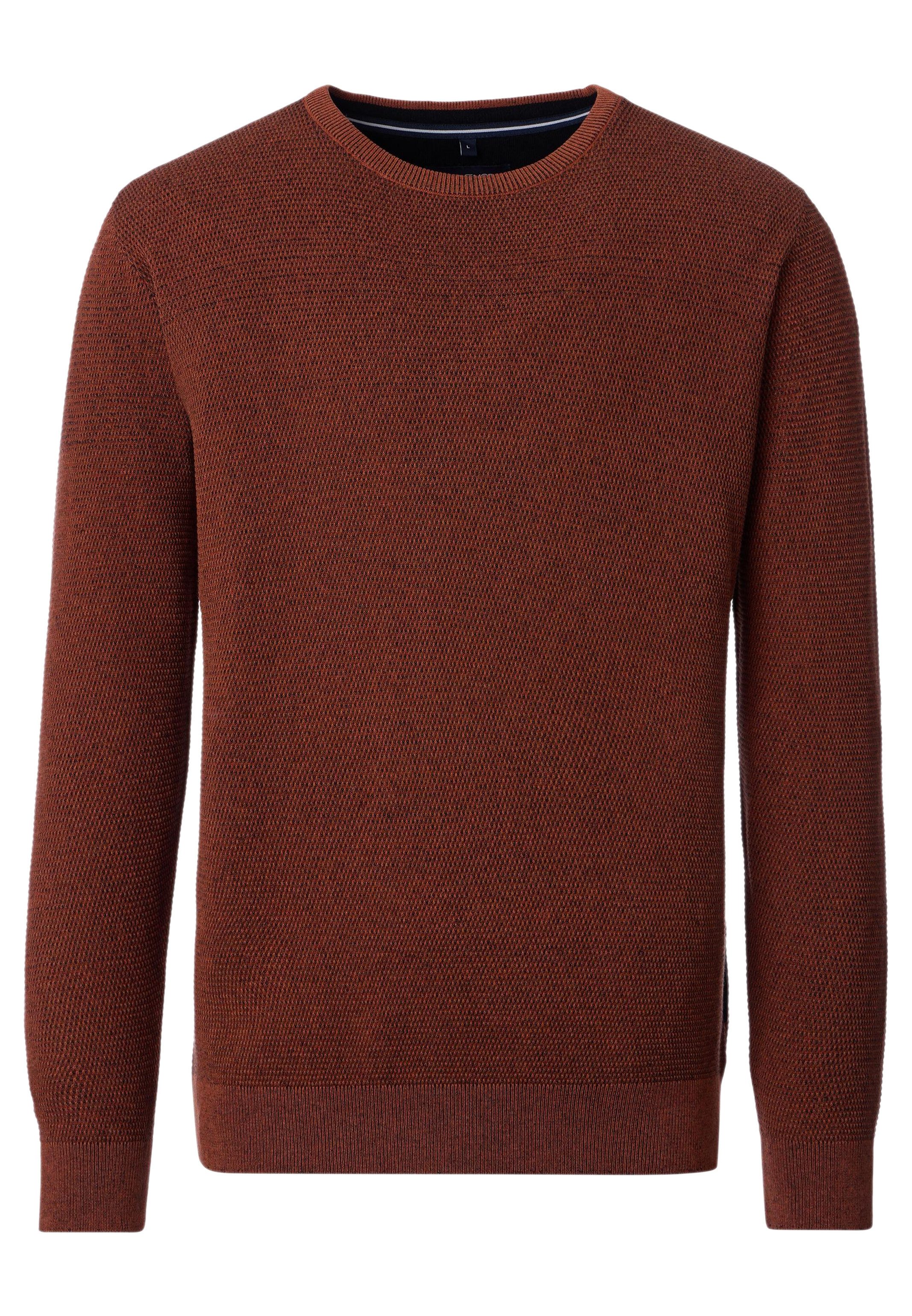 CASAMODA Rundhalspullover Basic (1-tlg) Pullover - Baumwolle - Atmungsaktiv - Natürliches Material