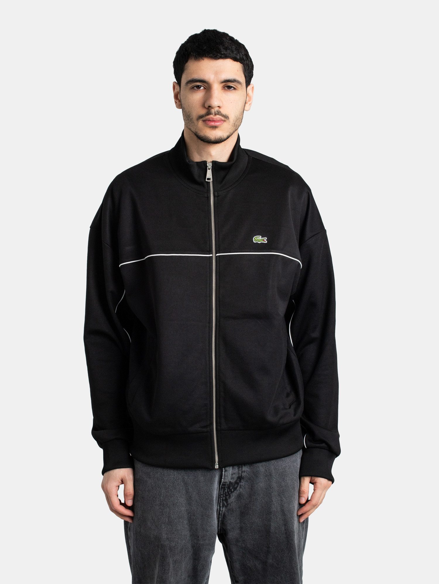 Lacoste Trainingsjacke Lacoste Zipped Piqué Track Jacket günstig online kaufen