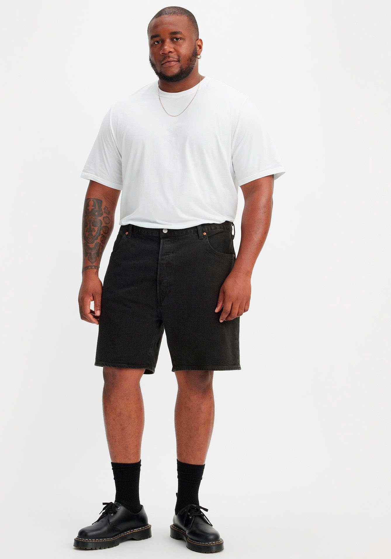 Levi's® Plus Jeansbermudas 501 ORIGINAL SHORTS B&T Sommerhose – Bild 5 von 5