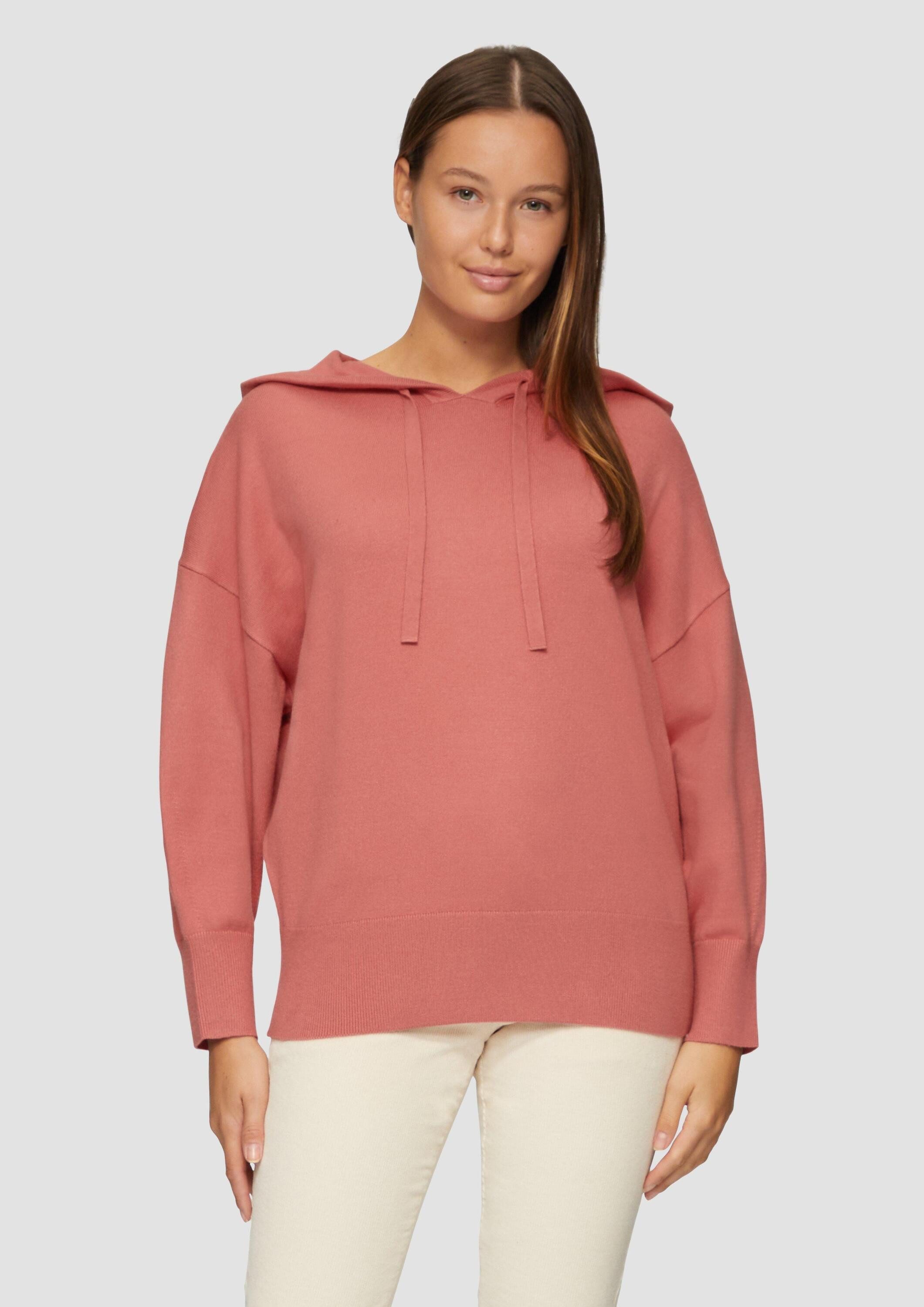 s.Oliver Longpullover Strickpullover Oversized Strickpullover aus Viskosemi günstig online kaufen