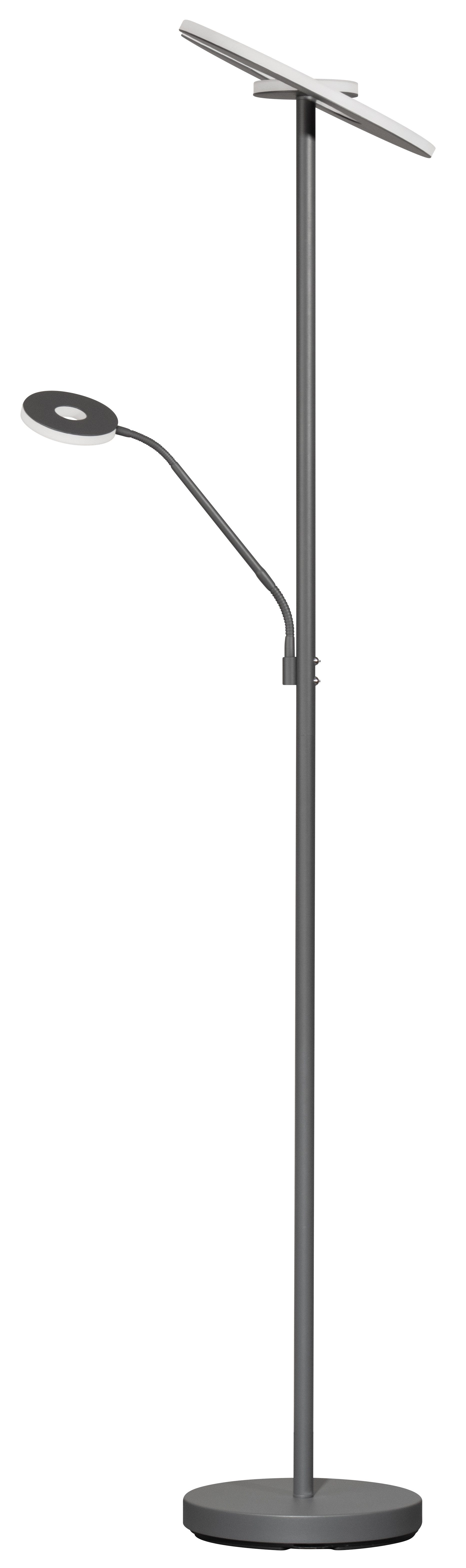 FISCHER & HONSEL Stehlampe Dent, Dimmfunktion, LED wechselbar, Farbtemperatur in 3 Stufen einstellbar