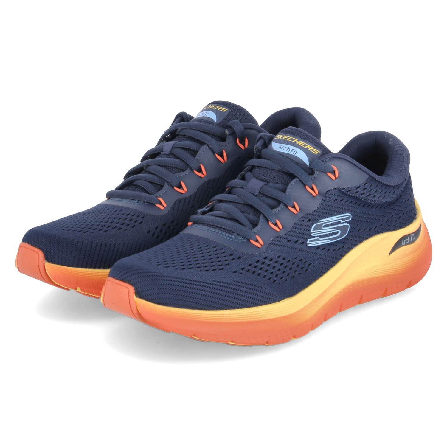 Skechers Skechers 232700 NVMT Herren Textil gruen Schnürschuh günstig online kaufen