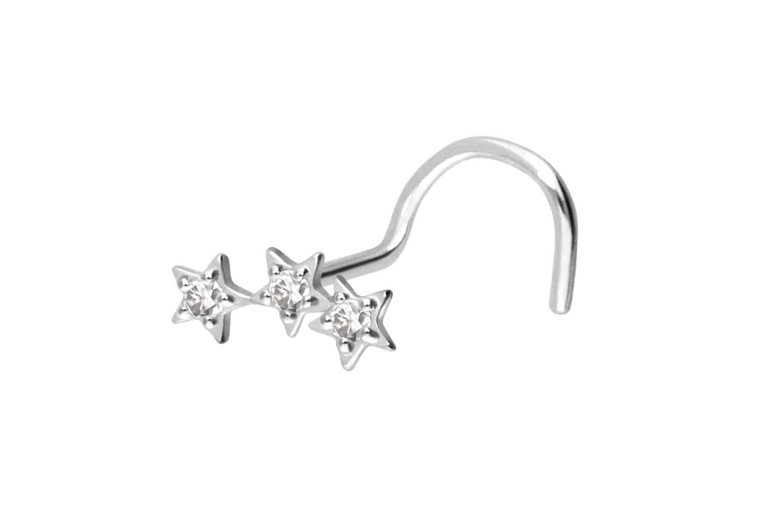 PIERCINGLINE Nasenpiercing 14/18 Karat Gold Nasenstecker günstig online kaufen