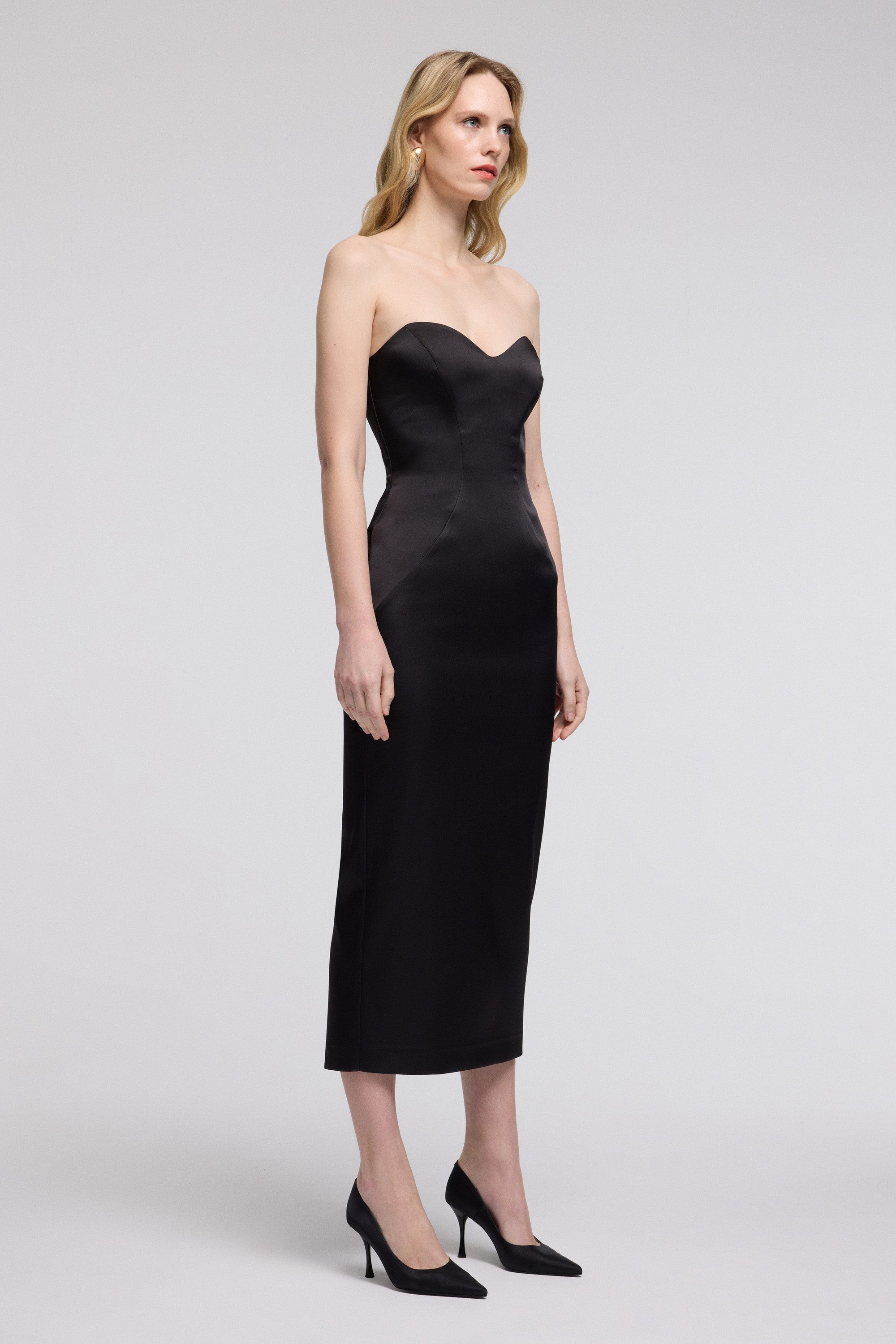 adL Abendkleid Sweetheart Neck Strapless Midi Dress