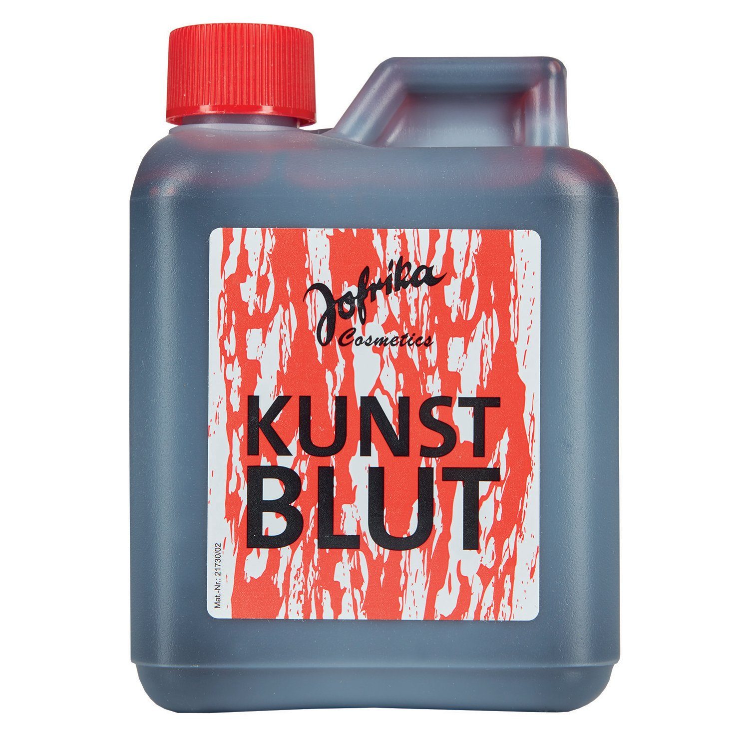jofrika Theaterschminke Kunstblut für größere Wundeffekte rot 500 GR, 500 ml Kanister
