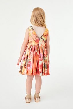 Next Druckkleid Metallic-Kleid mit Blumen-Print (1-tlg)