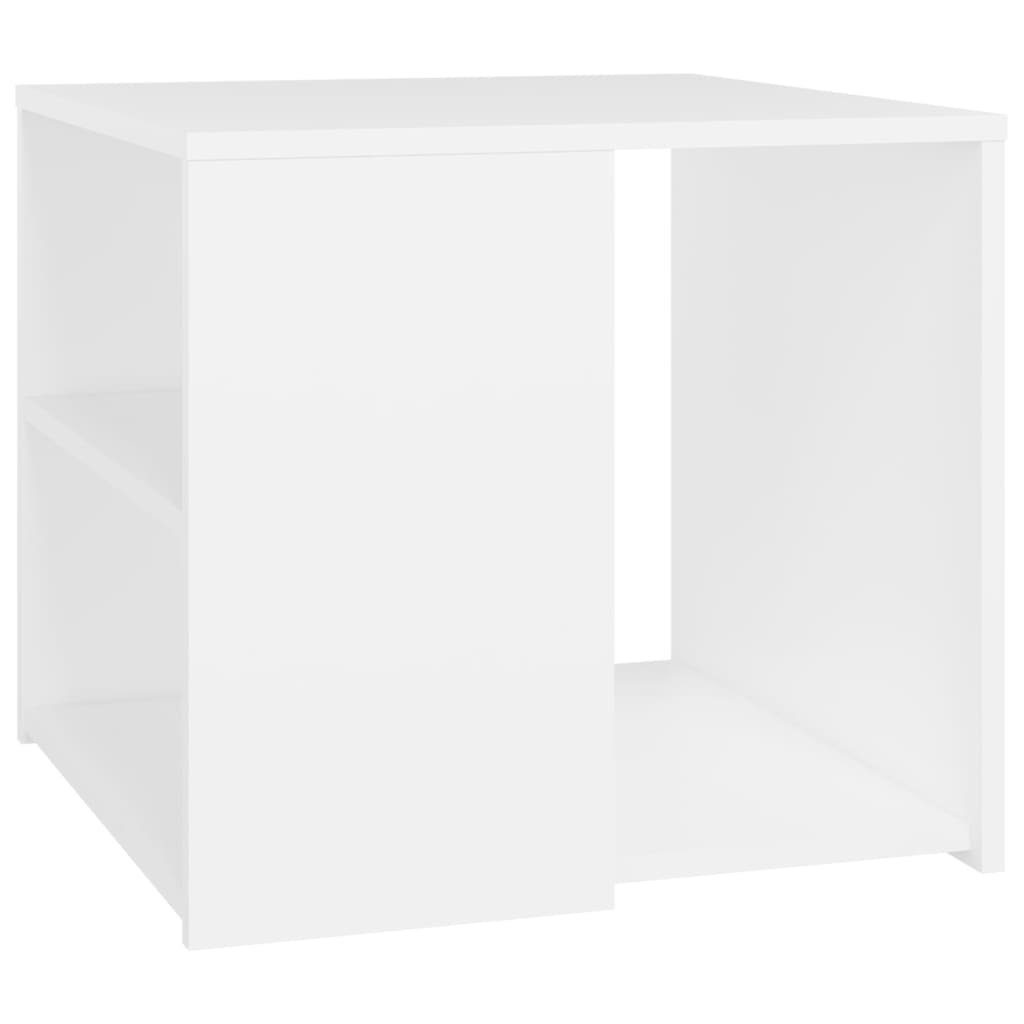 vidaXL Beistelltisch Beistelltisch Weiß 50x50x45 cm Holzwerkstoff (1-St)