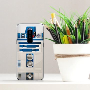 DeinDesign Handyhülle Star Wars R2D2 Fanartikel R2D2 Closeup - Star Wars, Samsung Galaxy S9 Plus Duos Silikon Hülle Bumper Case Smartphone Cover
