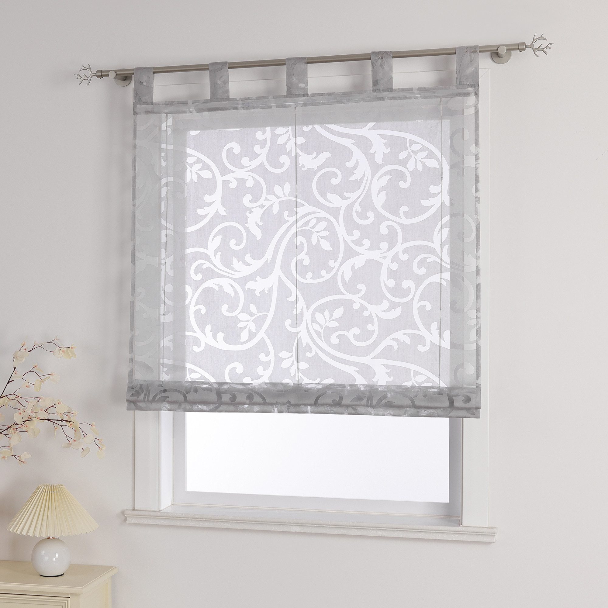 Joyswahl Raffrollo Rankenmuster des Ausbrenner, mit günstig online kaufen