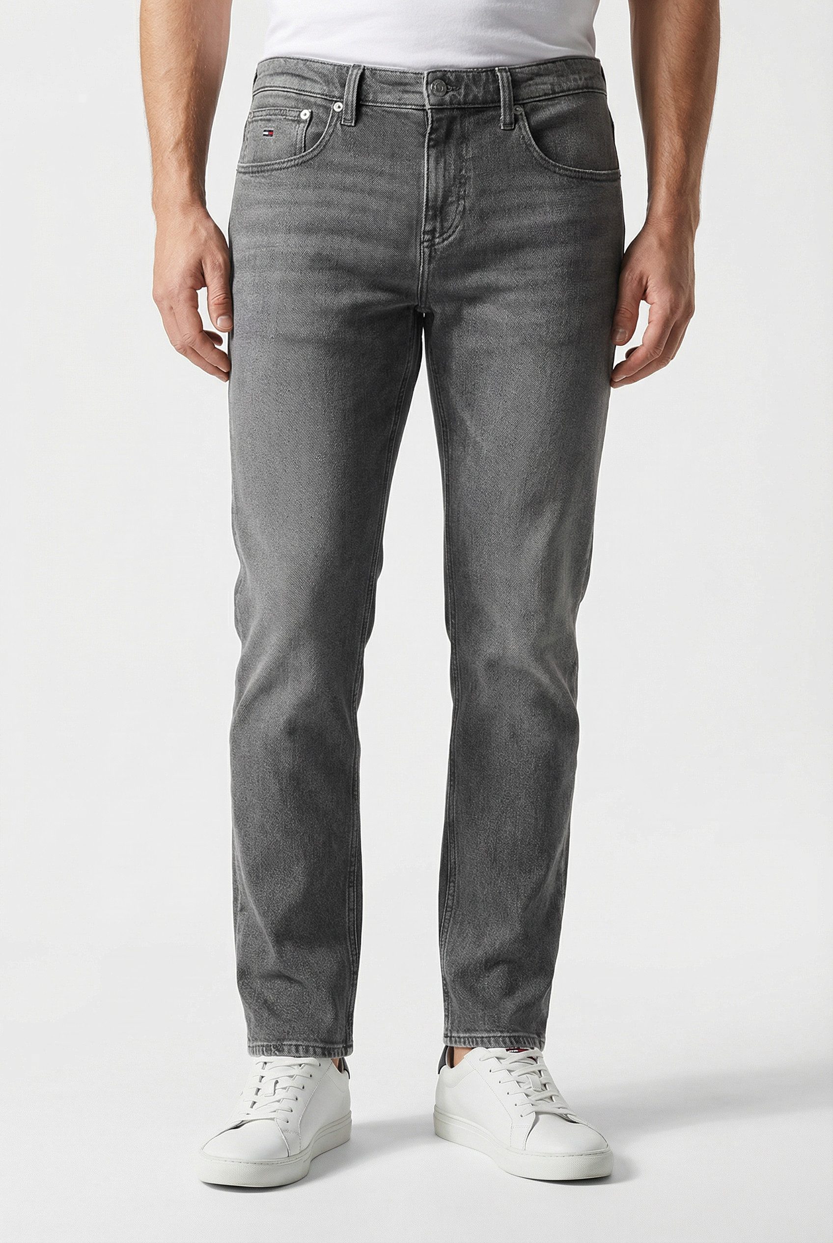 Tommy Jeans Regular-fit-Jeans SCANTON SLIM BI0177 Mit Gürtelschlaufen