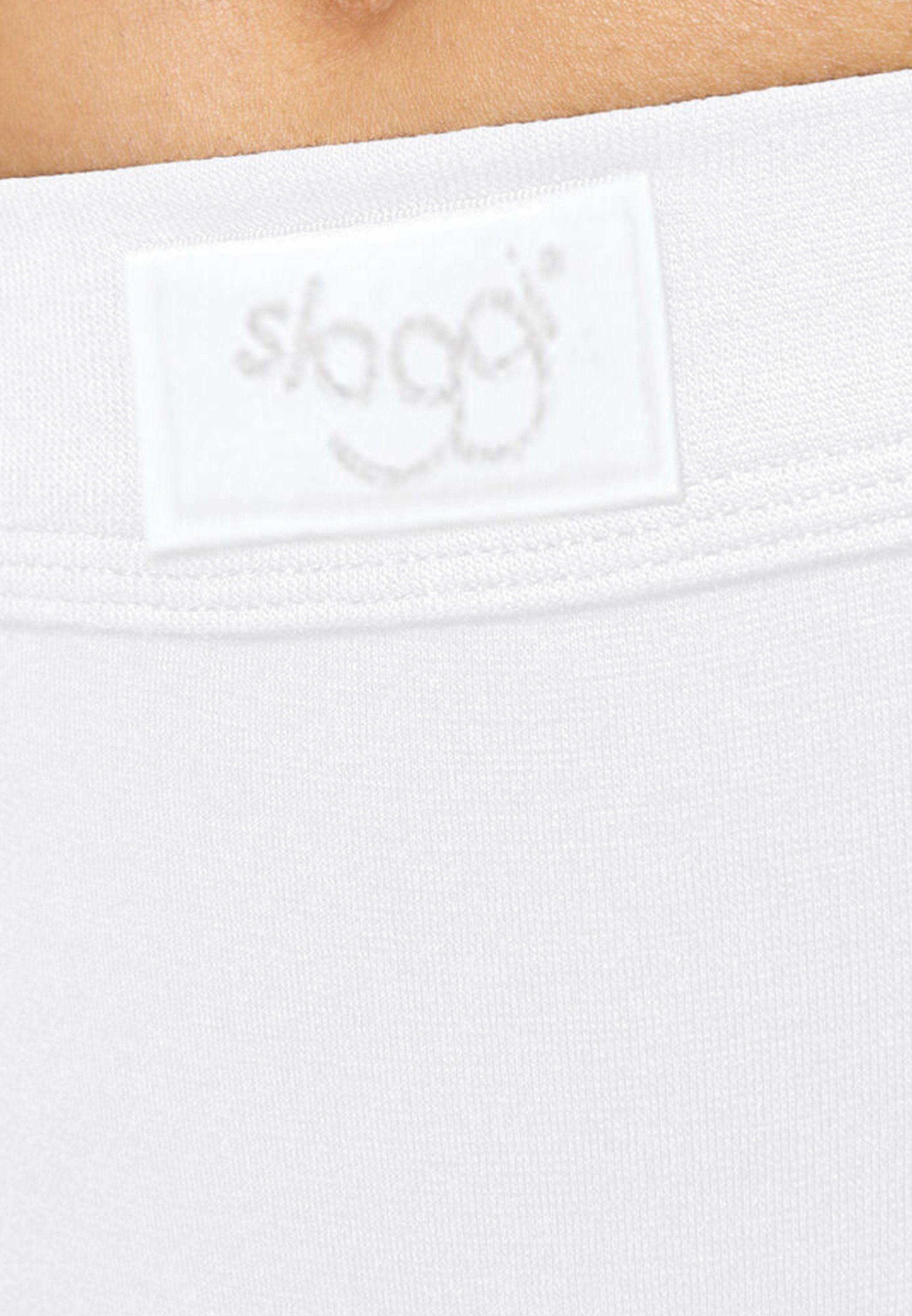 Sloggi Tai-Slip 6er - Baumwolle Pack Mit feinen - Comfort Double Sitz, Tai - Weiß (Spar-Set, Wärmend Details Slip Perfekter 6-St)