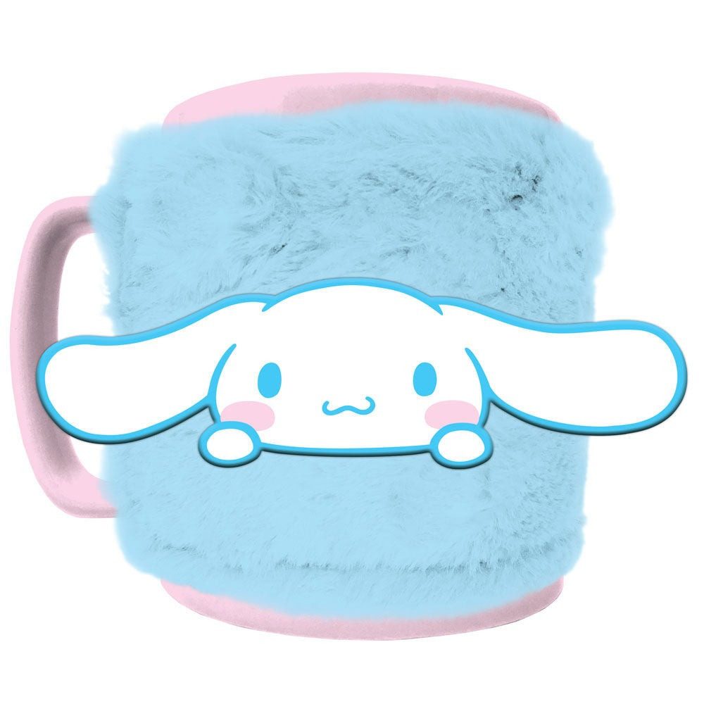 Pyramid International Tasse Sanrio Cinnamoroll Fuzzy Mug – Tasse mit Plüschüberzug, 1-tlg., süße Geschenkidee für Cinnamoroll-Fans
