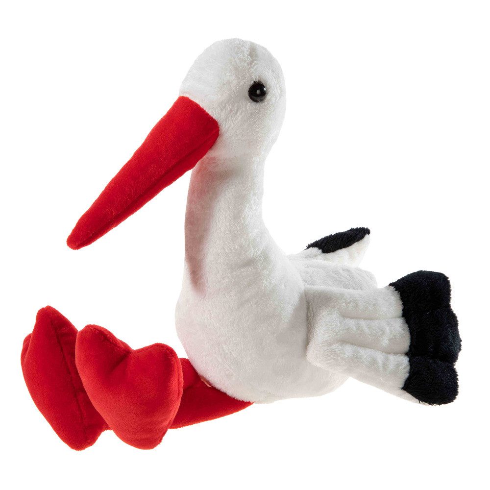 Heunec® Plüschfigur Plüsch Storch Softwoolmaterial 40cm