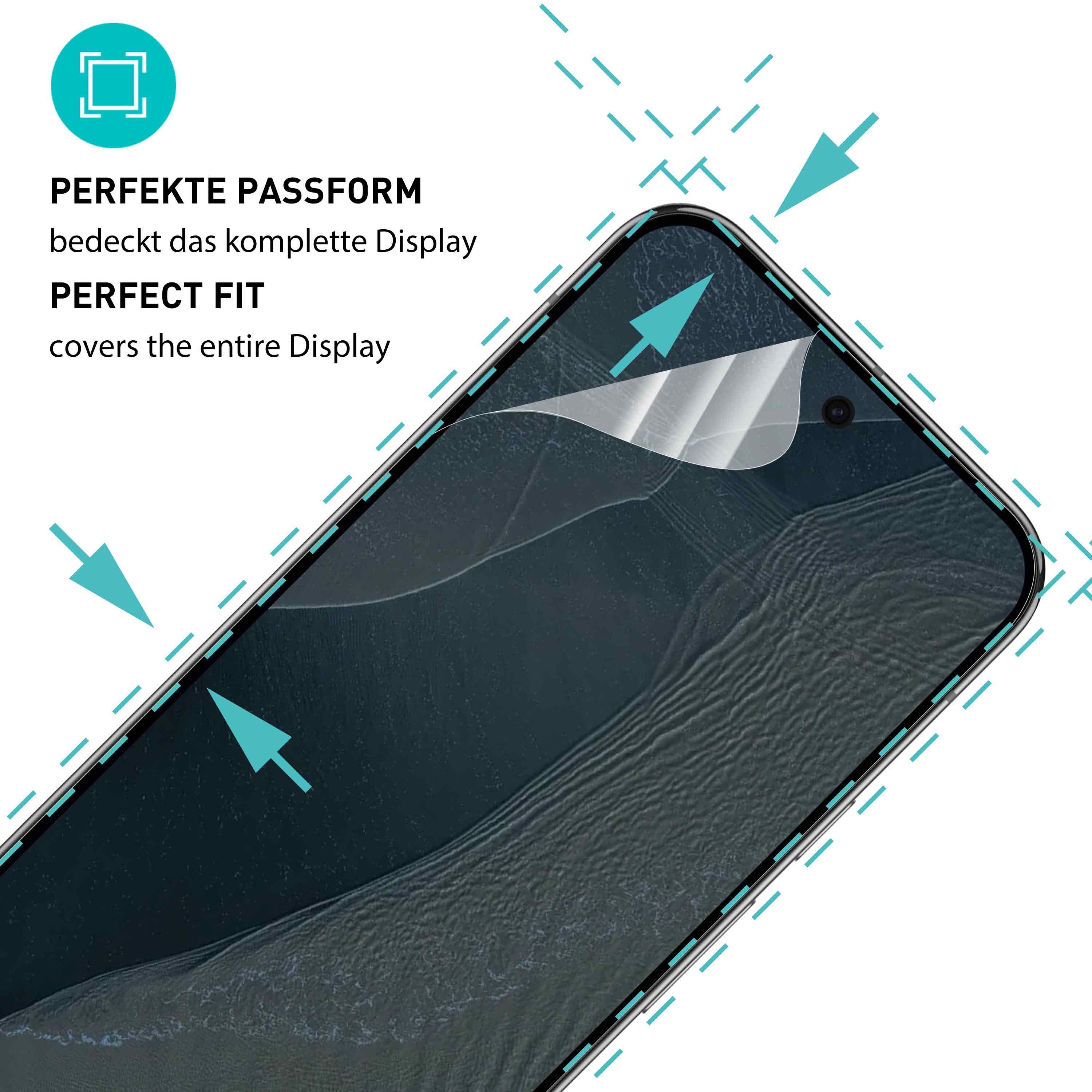 smartect Displayschutzfolie TPU Schutzfolie 2 + 2 Stück für Google Pixel 11 Pro (Display + Kamera) für Google Pixel 11 Pro, Set, 2 Stück, Ultra-klar, Kratzfest, – Bild 2 von 5