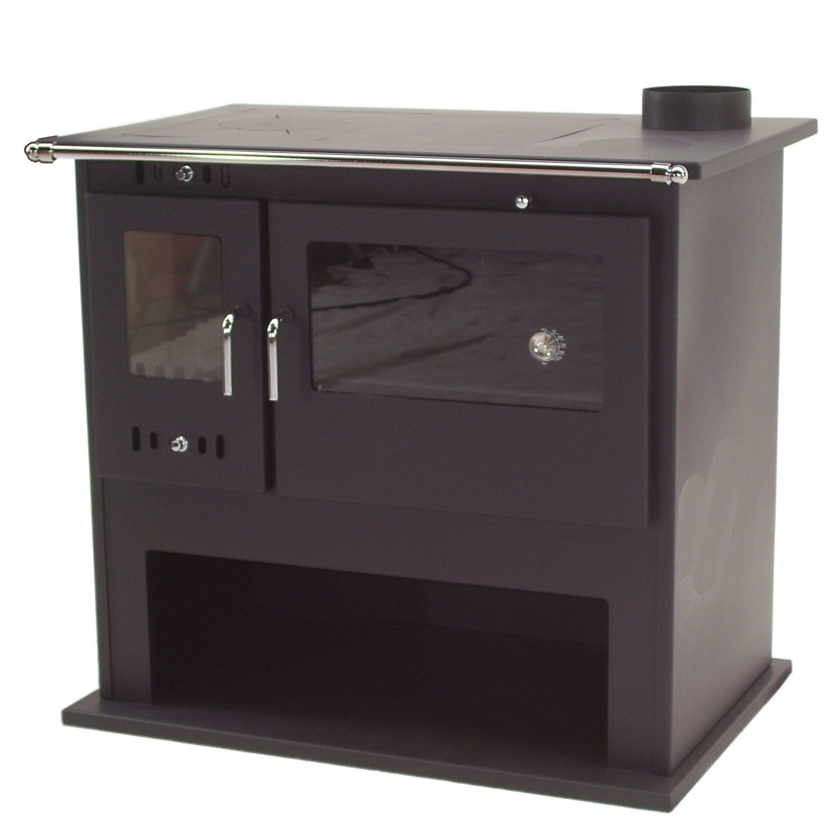 Apex Kaminofen Holzherd 10.5kW Küchenofen mit Herdplatte Backfach EEK A 56309, (1-tlg)