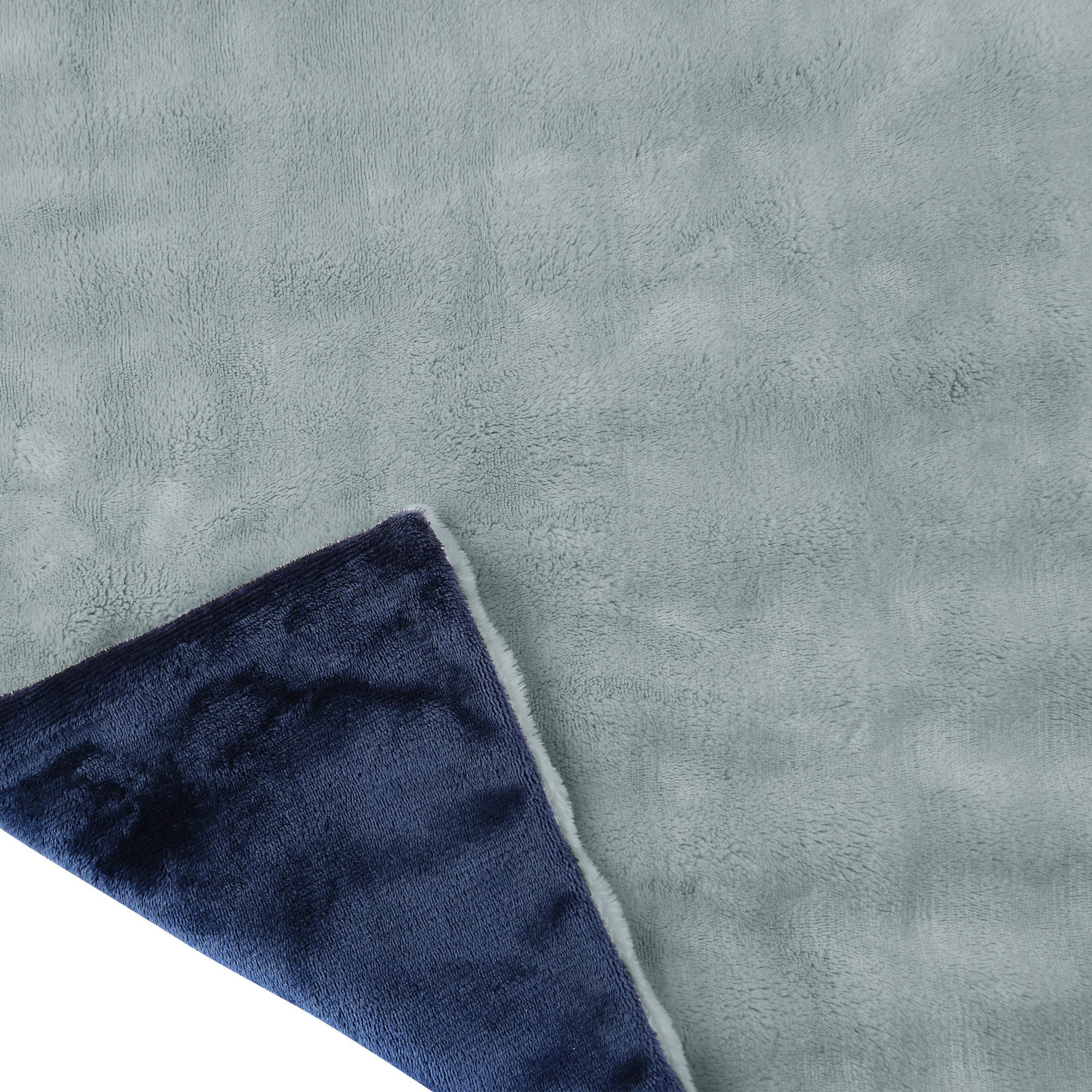 Leonado Vicenti Bettwäsche Winter Teddy Plüsch Bubble, Microfaser, 2 teilig, Flauschig warmes Cashmere Touch, Einfarbig, Wellen Design – Bild 5 von 5