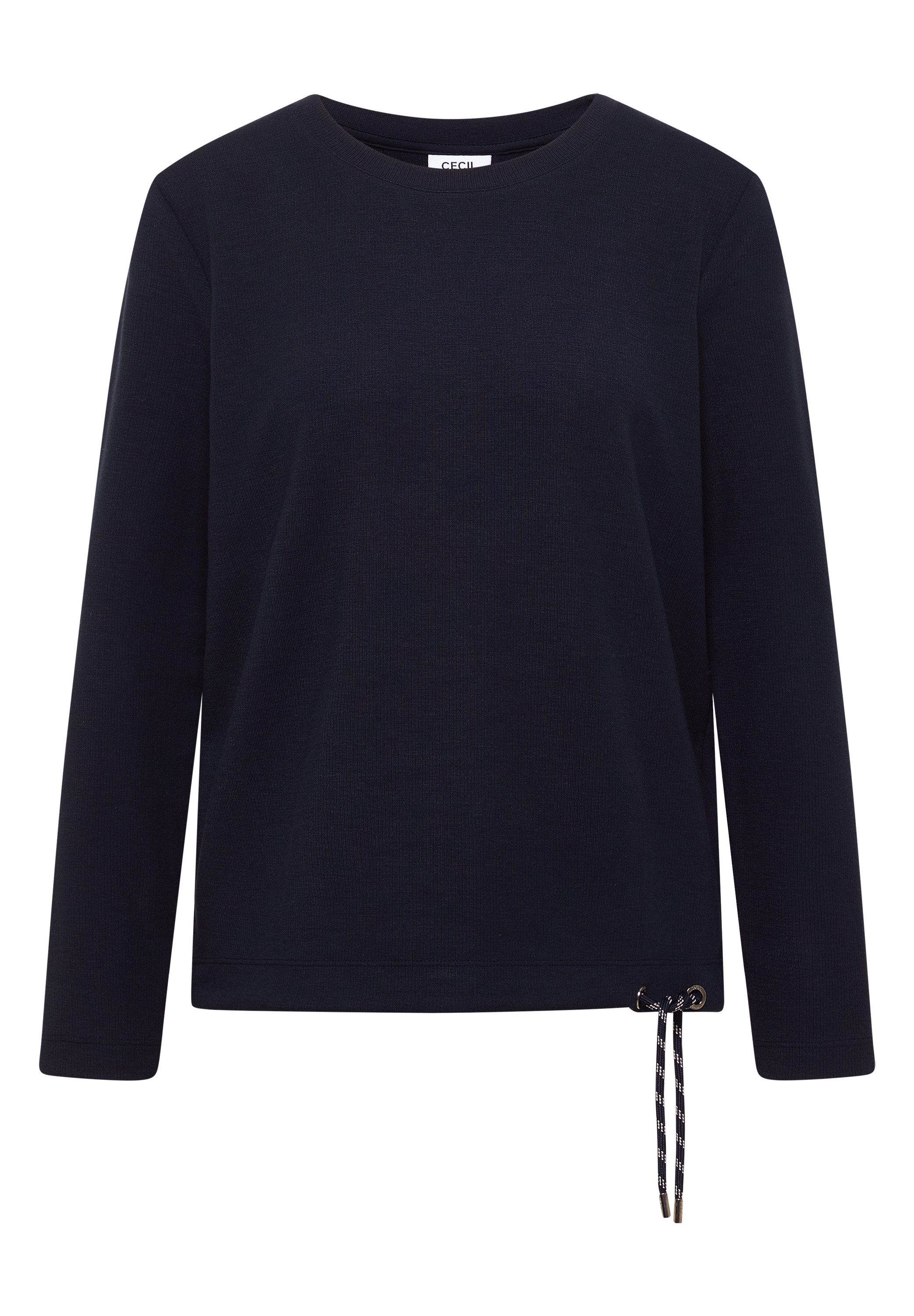 CECIL Langarmshirt mit Tunnelzug am Saum – Bild 4 von 5