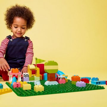 LEGO® Konstruktionsspielsteine Bauplatte in Grün (10980), LEGO® DUPLO Classic, (1 St), Made in Europe